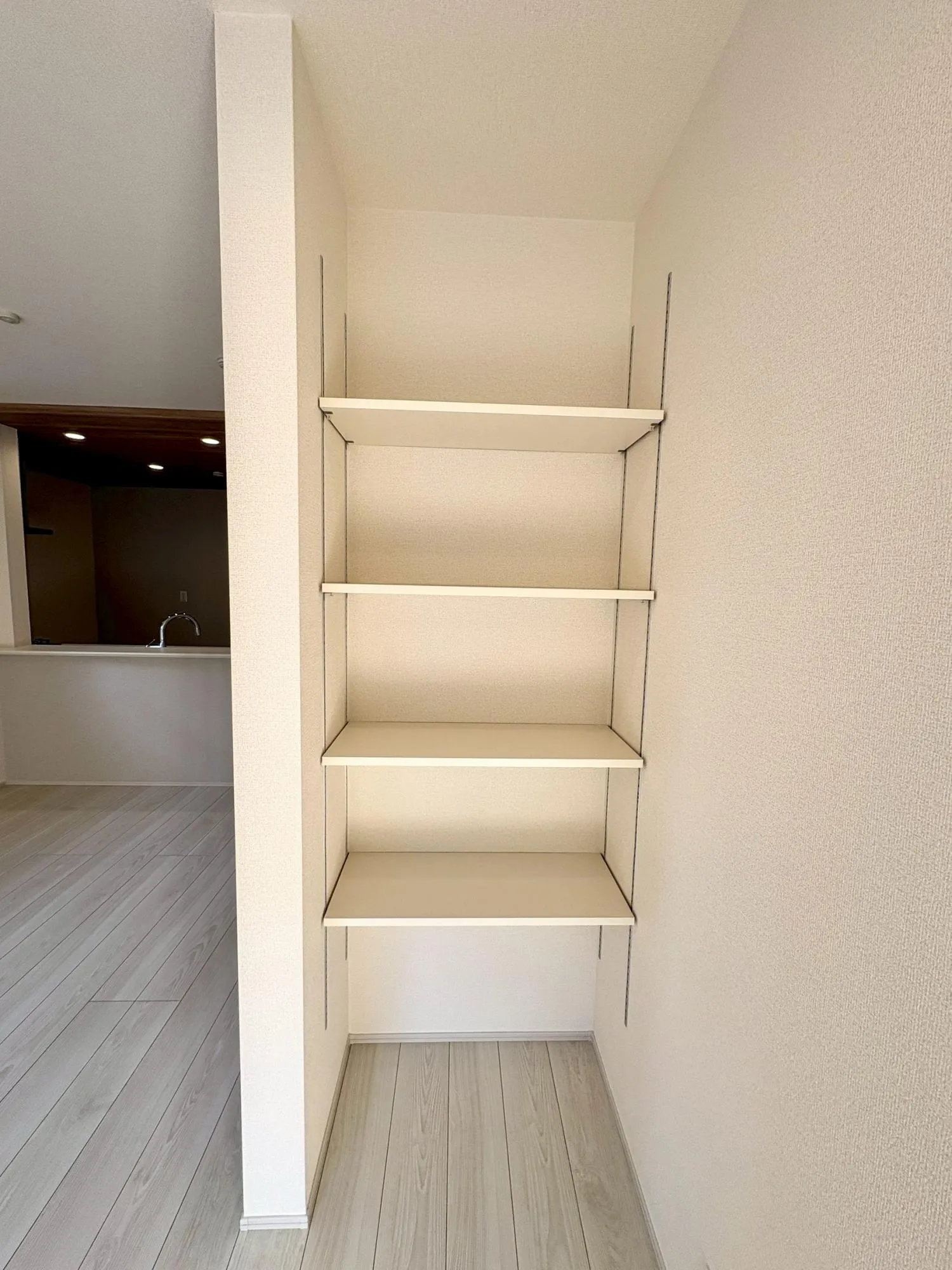 LDK可動棚収納付き