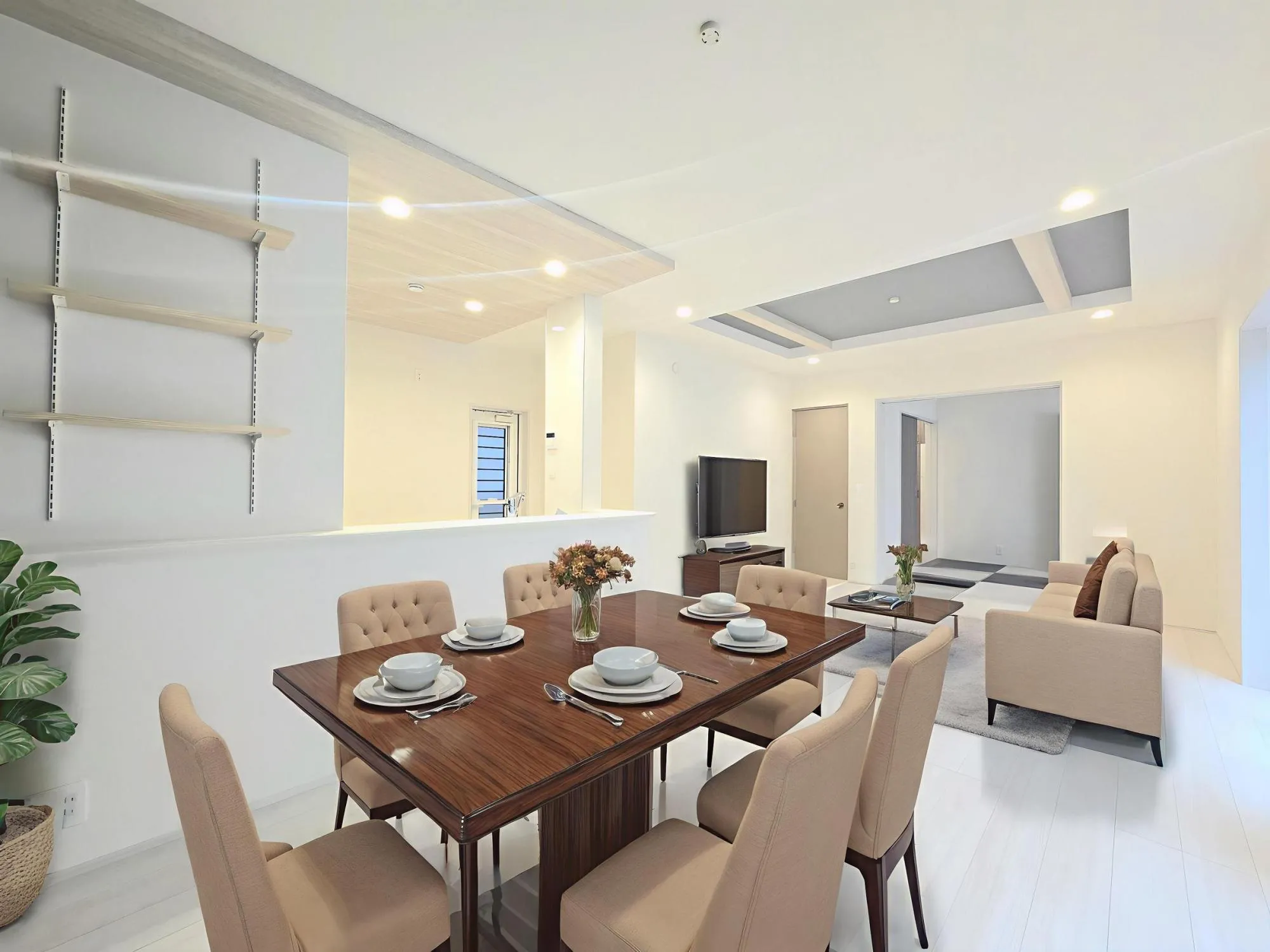 リビング　家具配置イメージ図