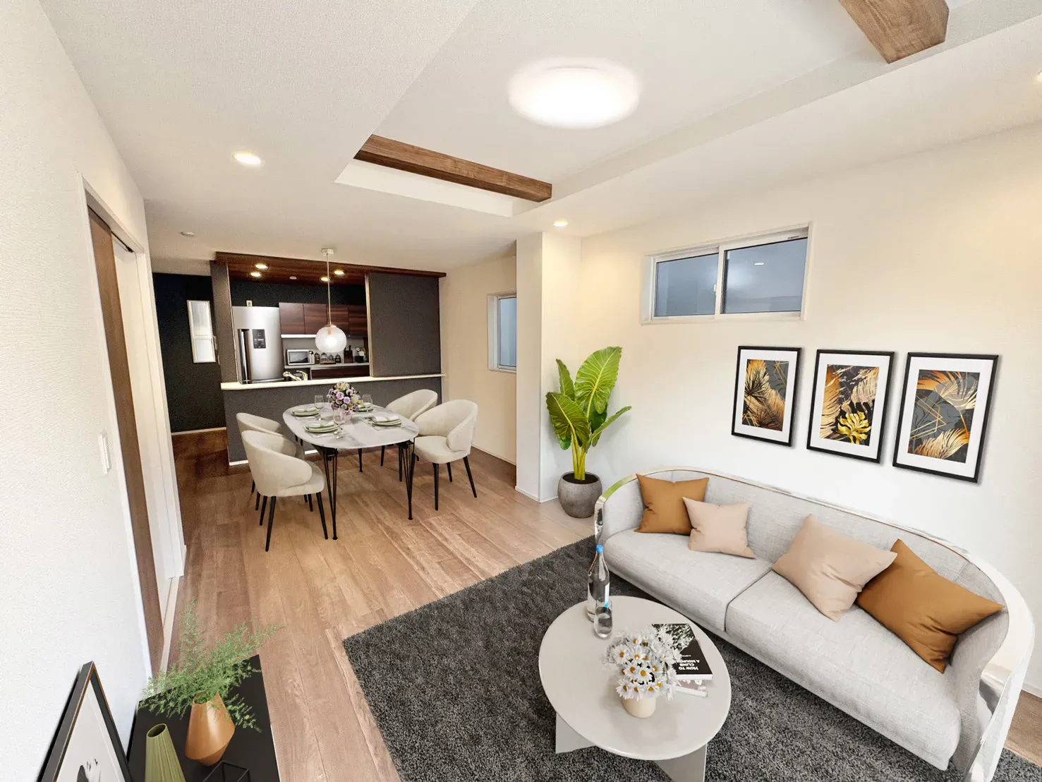 ☆1号棟　LDK(バーチャルステージング)☆