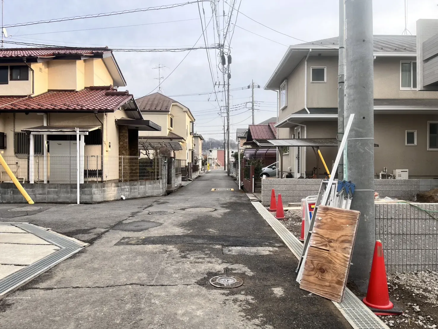 前面道路写真(2026年2月14日撮影)