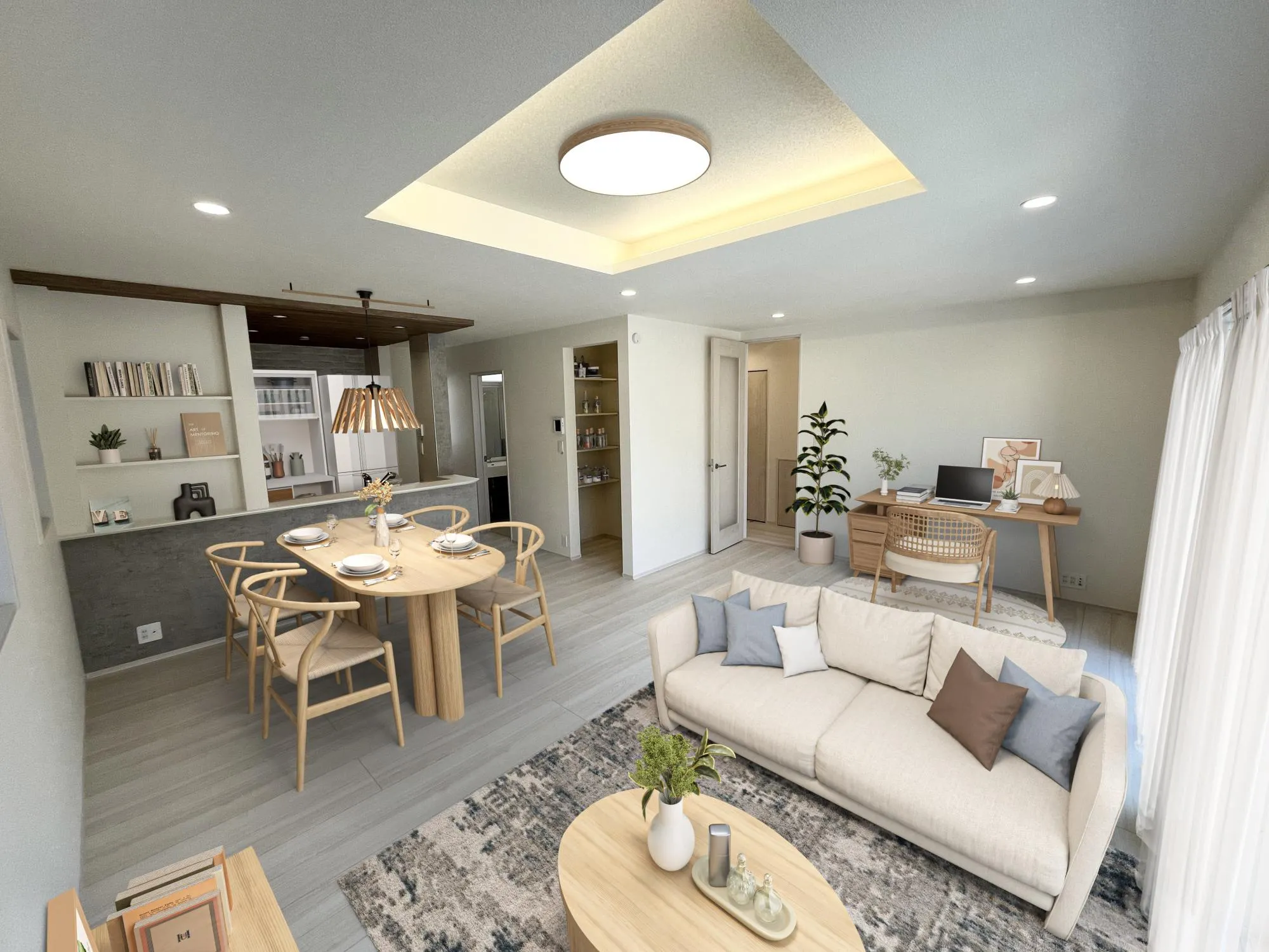 LDK21.25畳(※PS・パントリー含)　2号棟