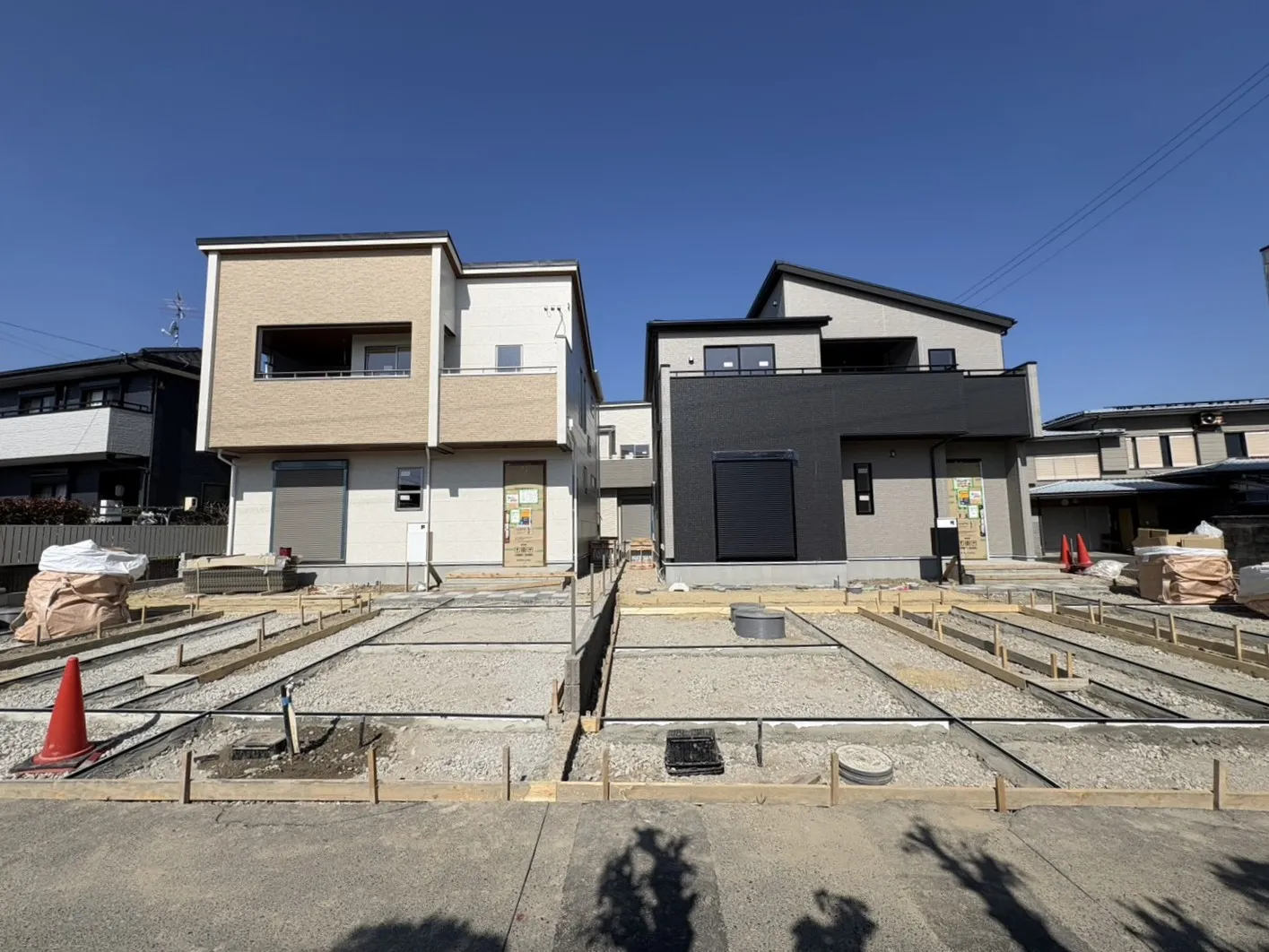 2月22日　南から撮影(2.3号棟)