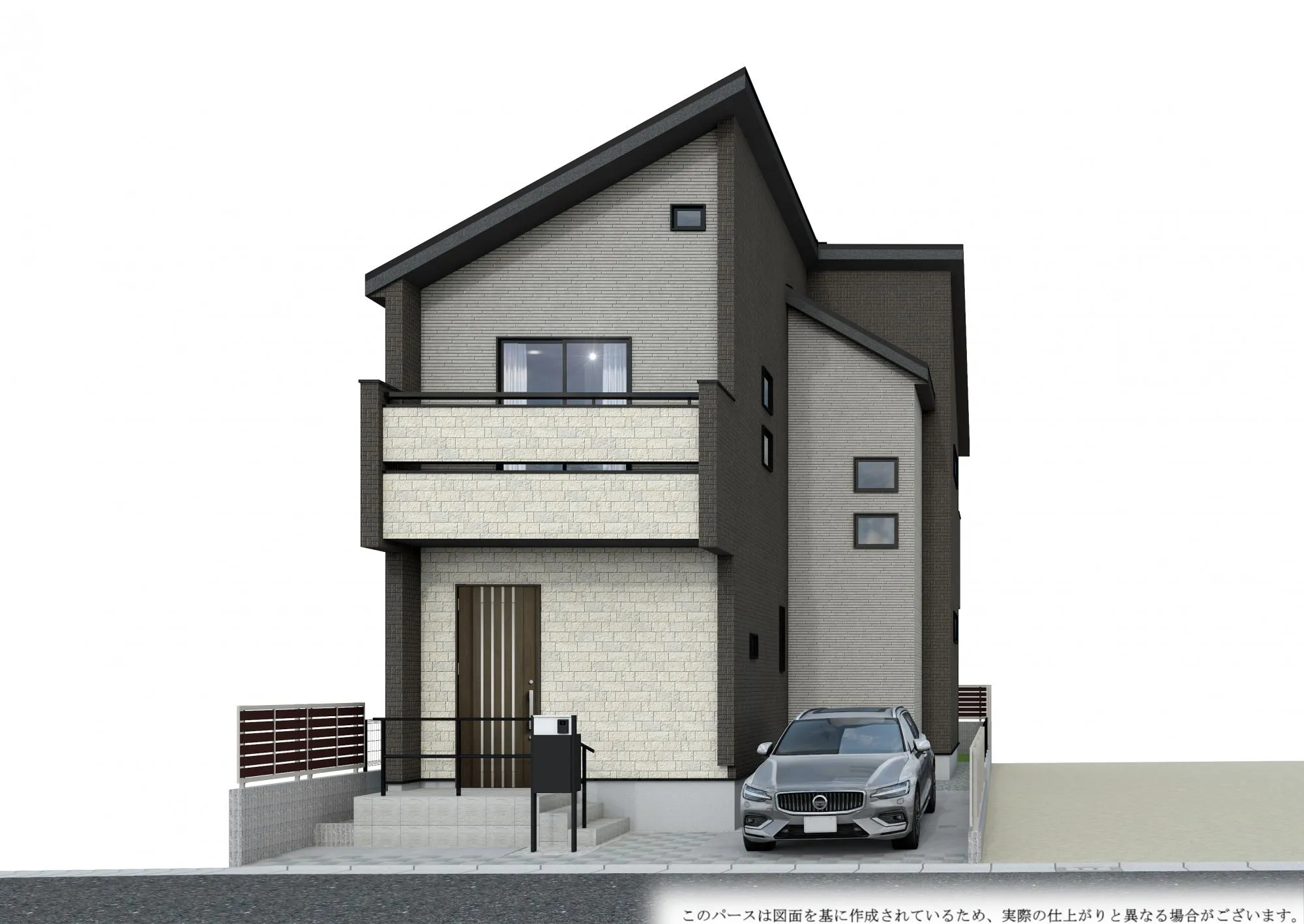 完成予想図(2号棟外観)