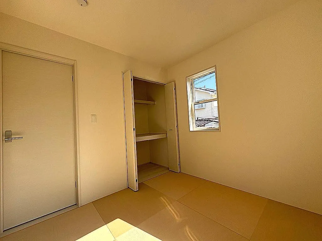 和室には、上段・中段の棚あり!