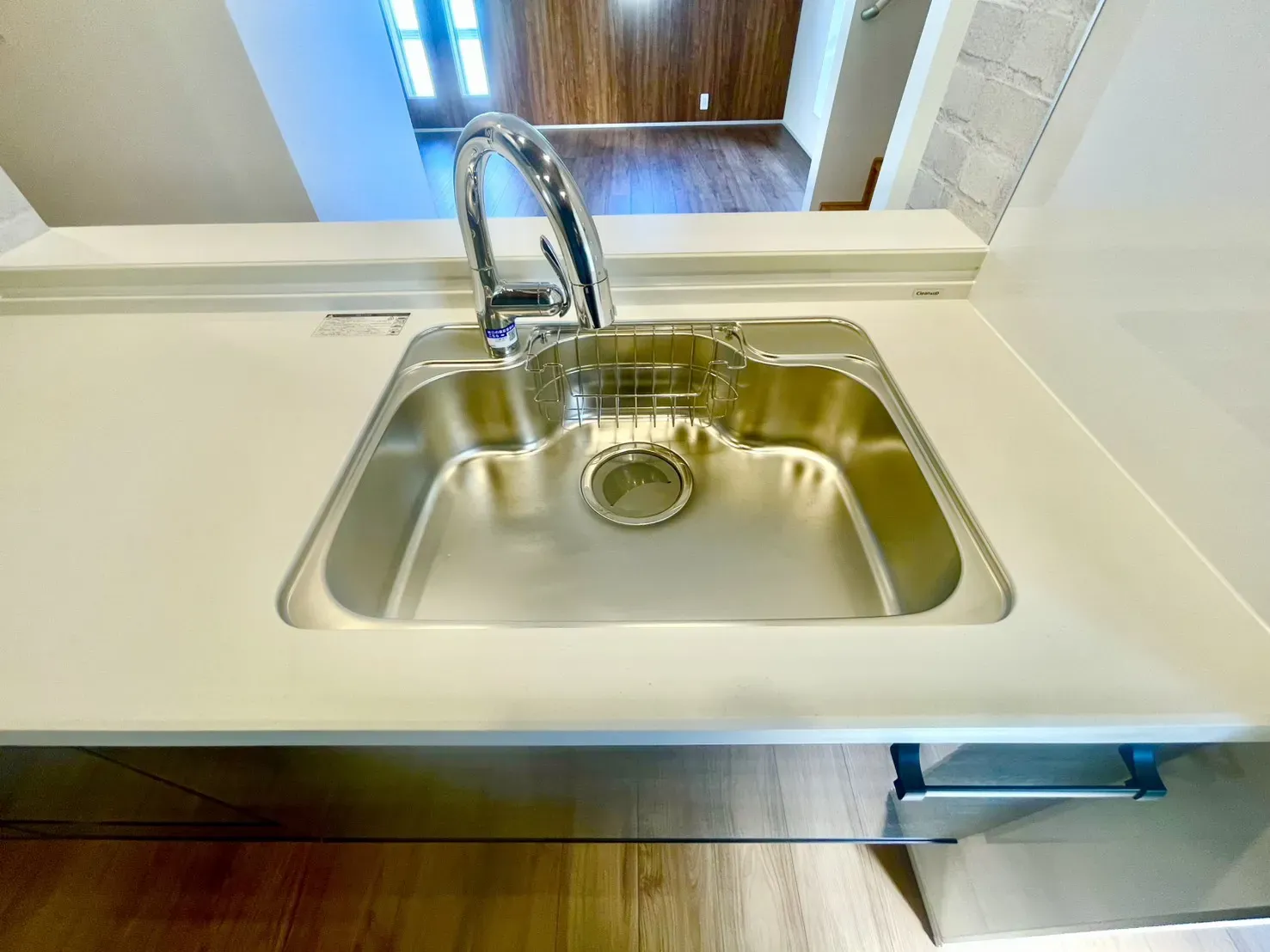 1号棟「清潔感あるステンレスシンク」