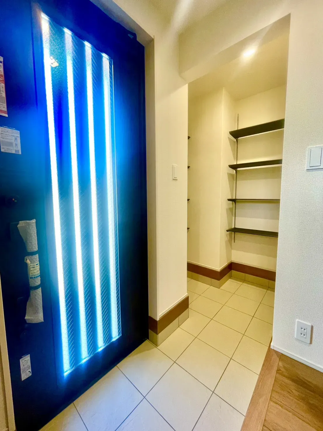 1号棟「広々使える玄関スペース」