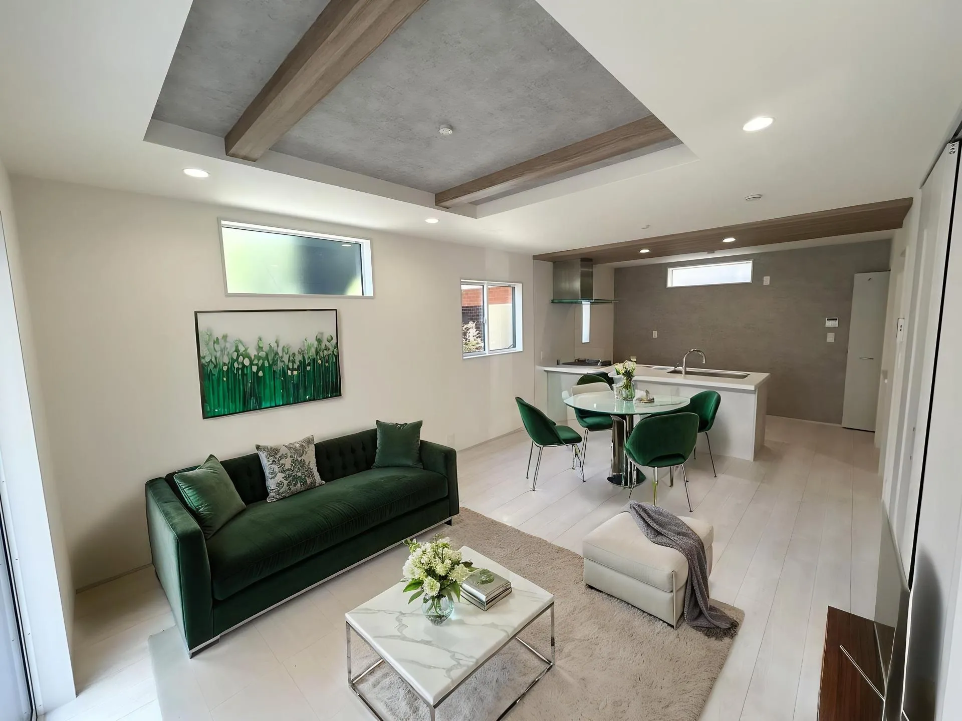 【1号棟】CG加工でお部屋をイメージ。家具付の販売は行っておりません。