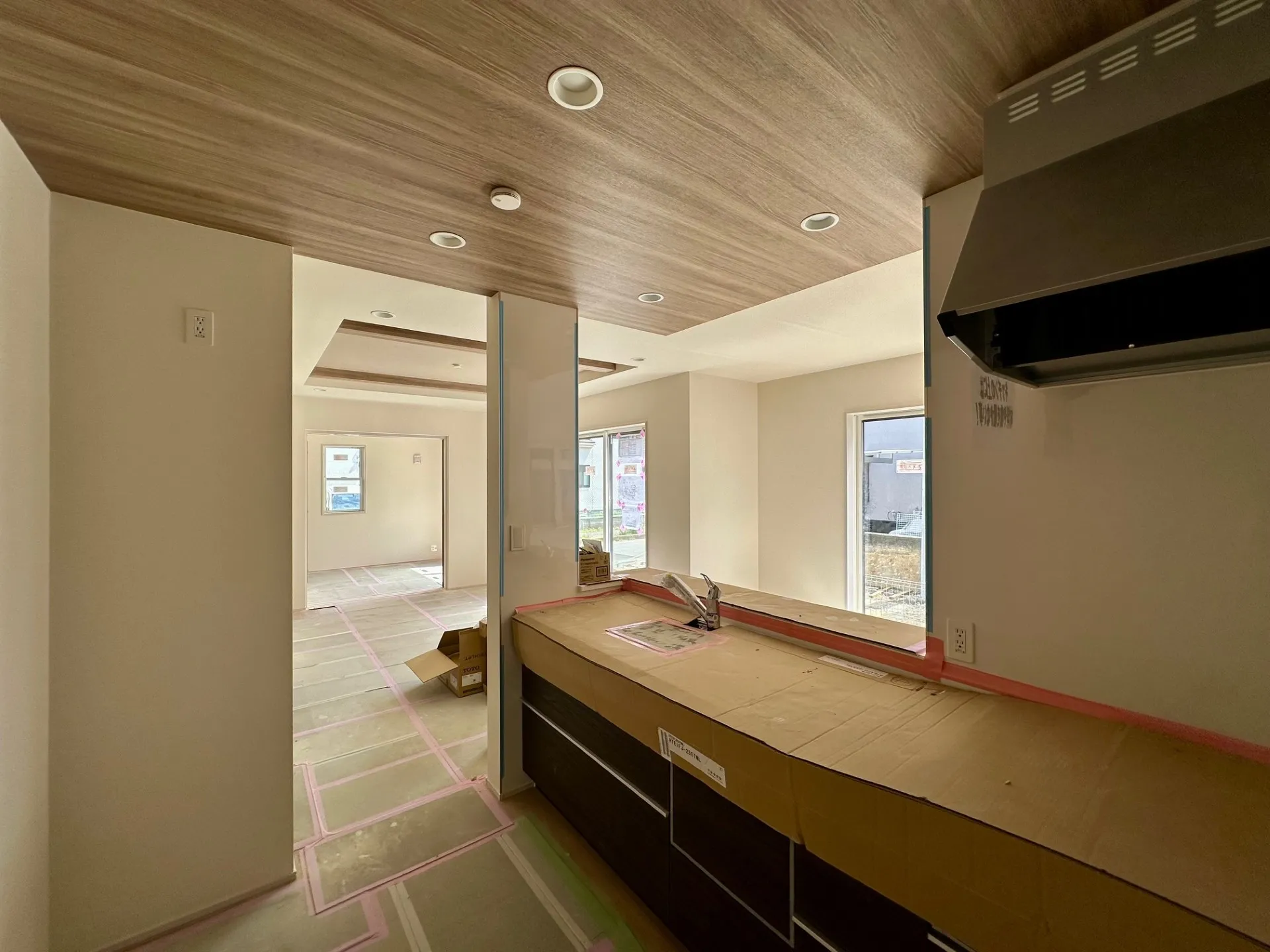 1号棟キッチン※2026年4月中旬撮影
