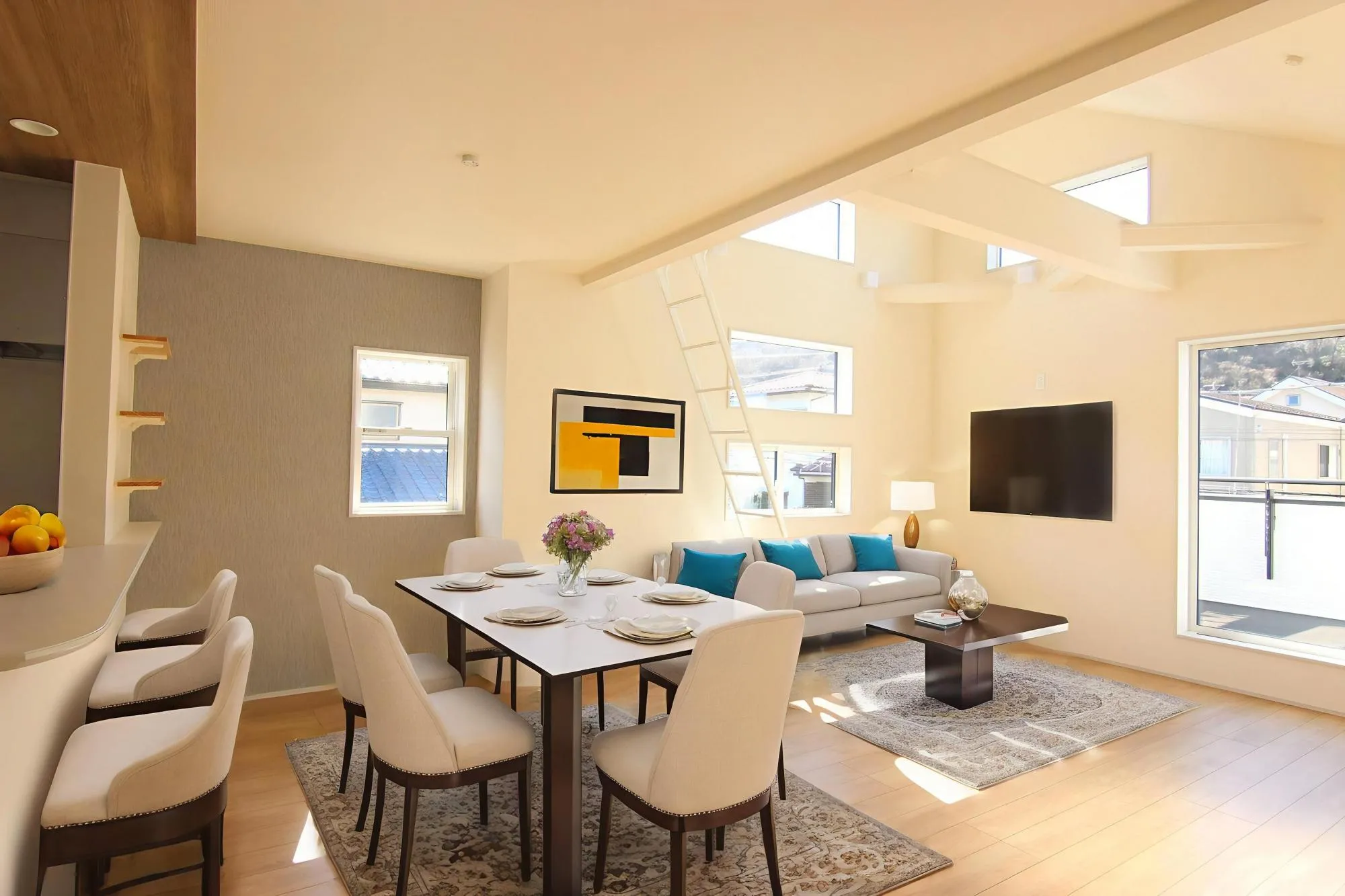 2階LDK・家具配置イメージ図