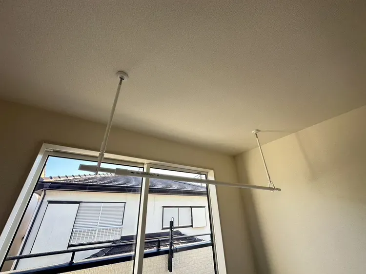 室内物干し付き