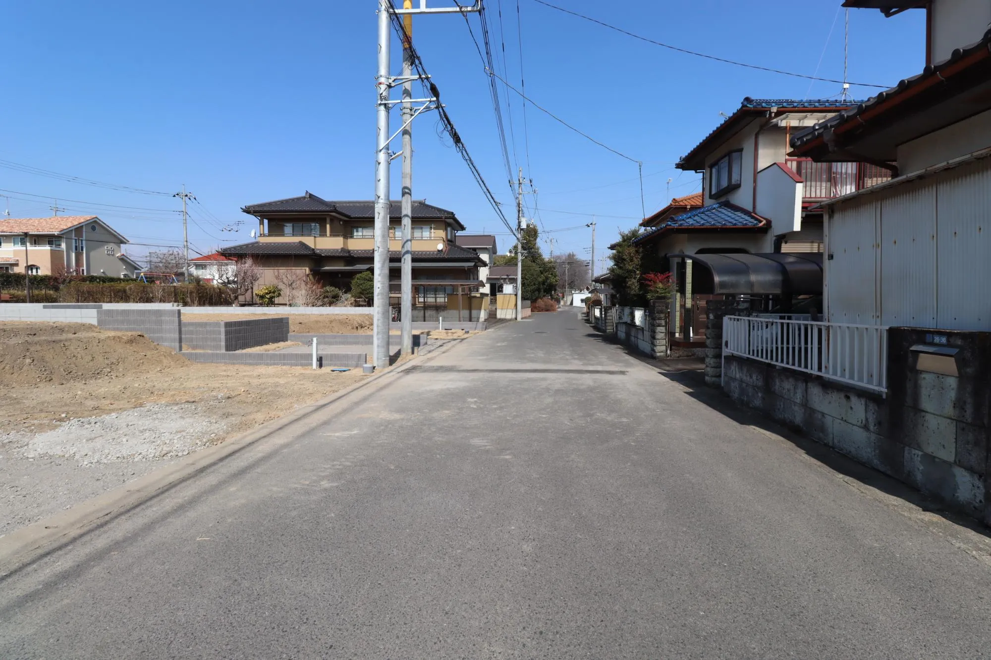 前面道路含む現地