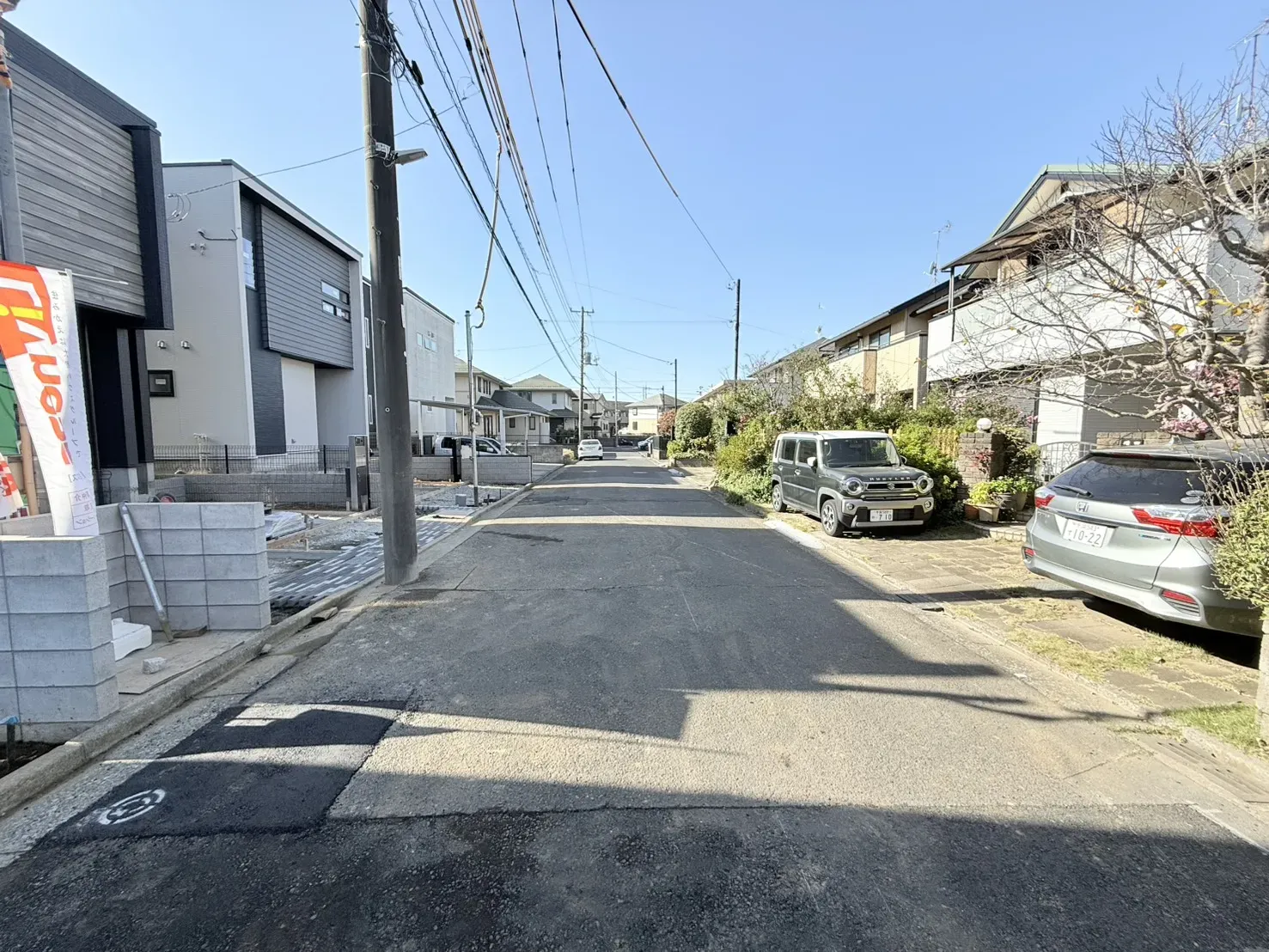 【2025/11/30 販売現地・前面道路】