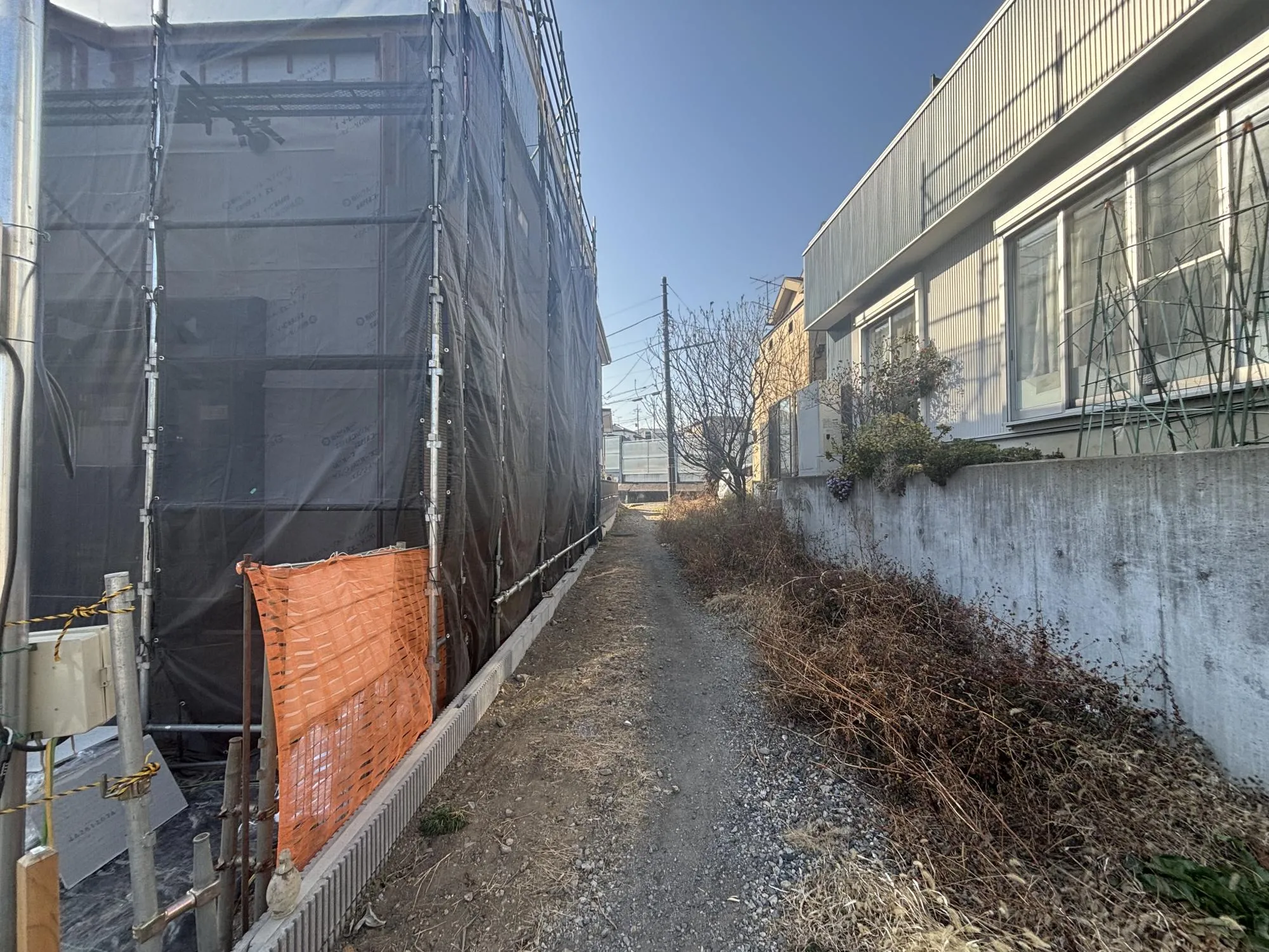 【水路(暗渠)】約3.9m ※歩行可・車通り抜け不可