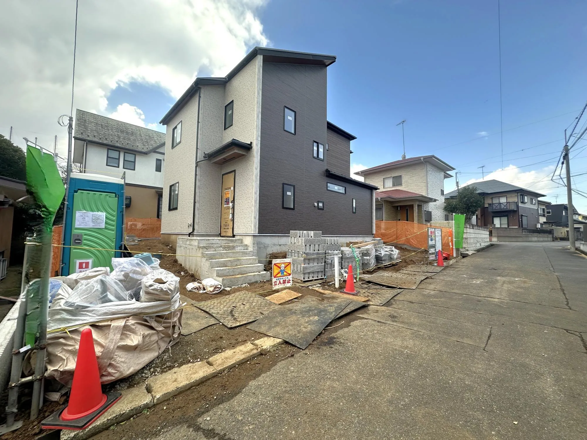 足場外れました