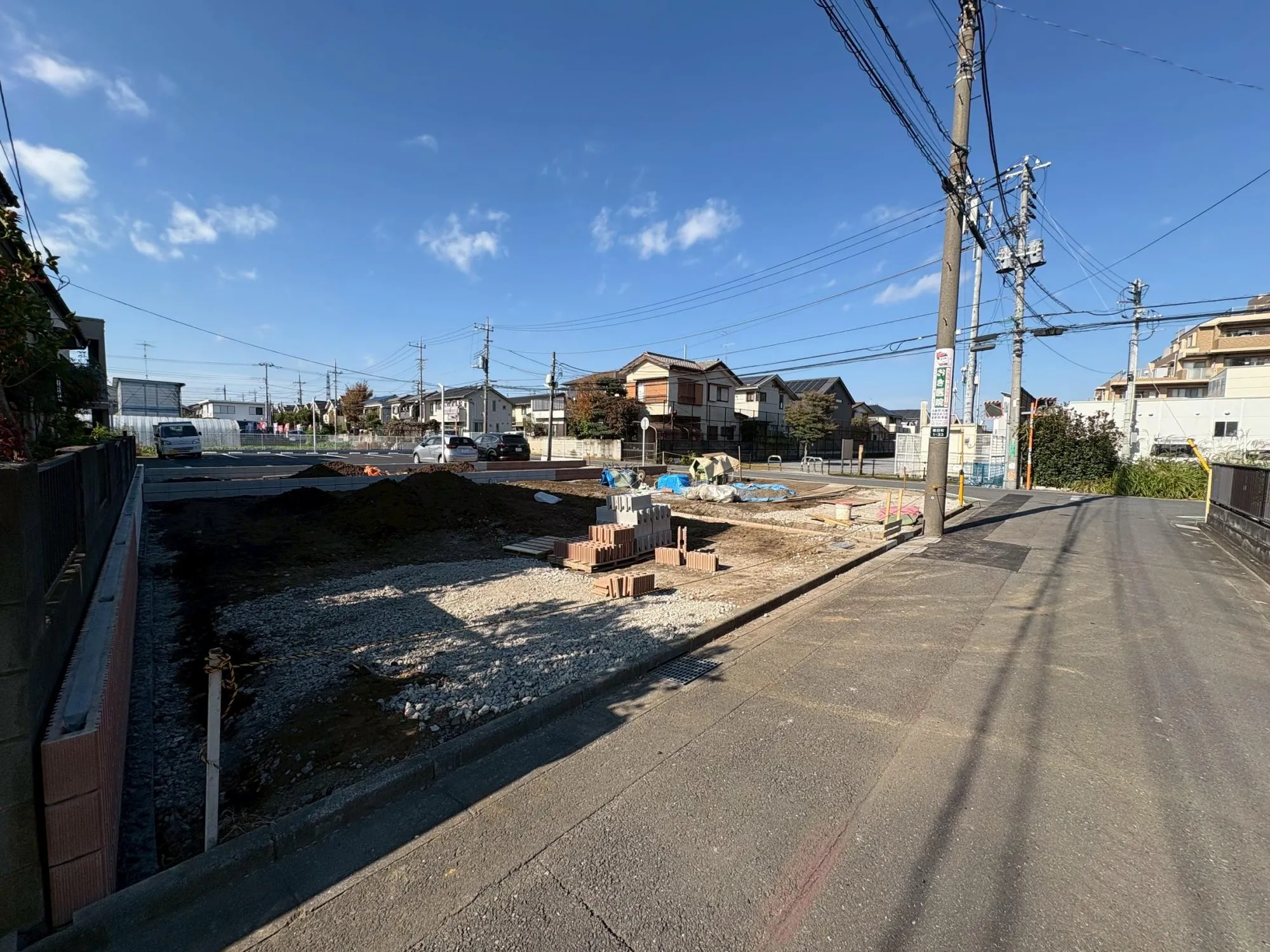 北東角地の現地!!