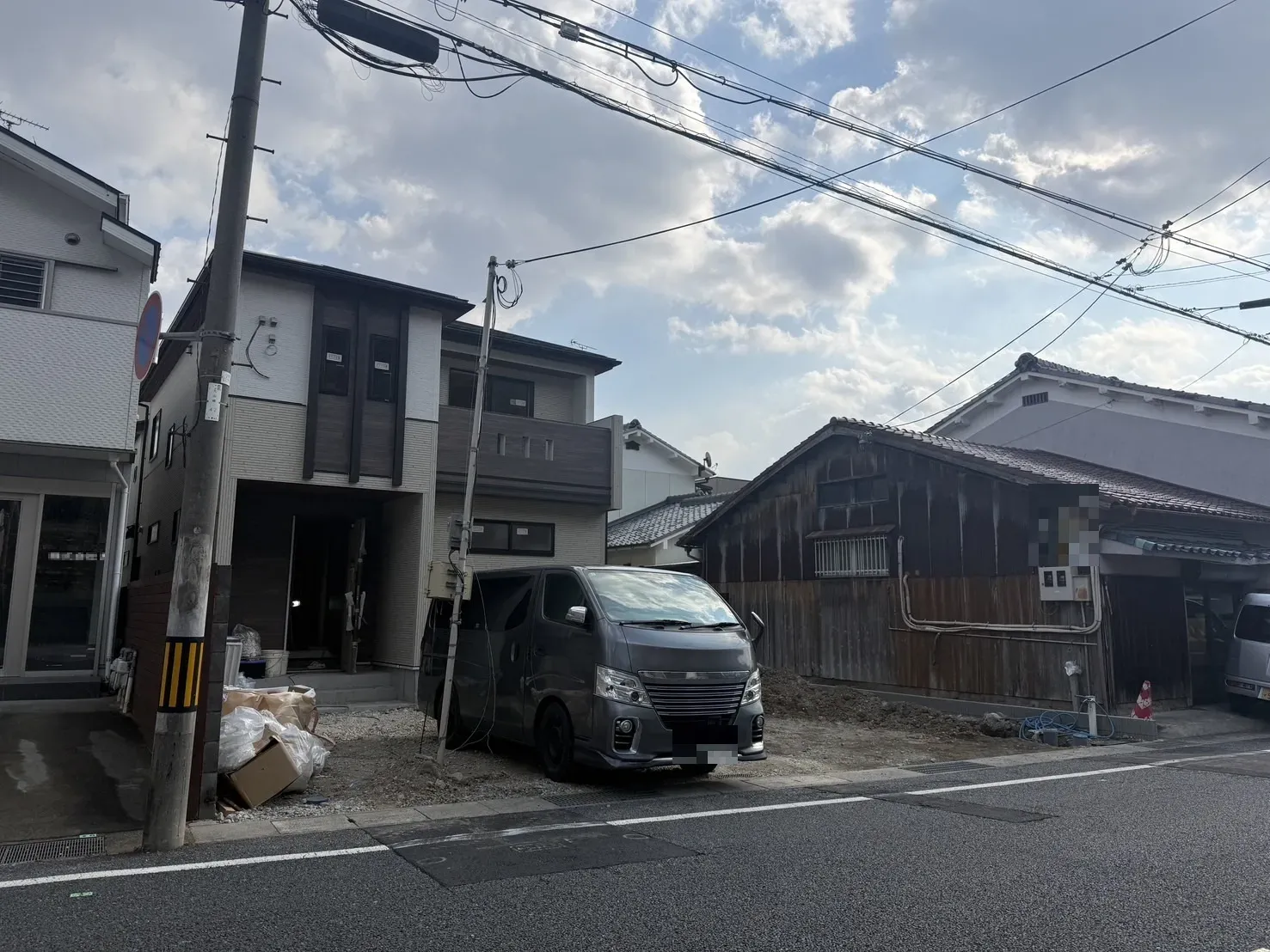 【①号棟外観写真】
2026.1.24撮影