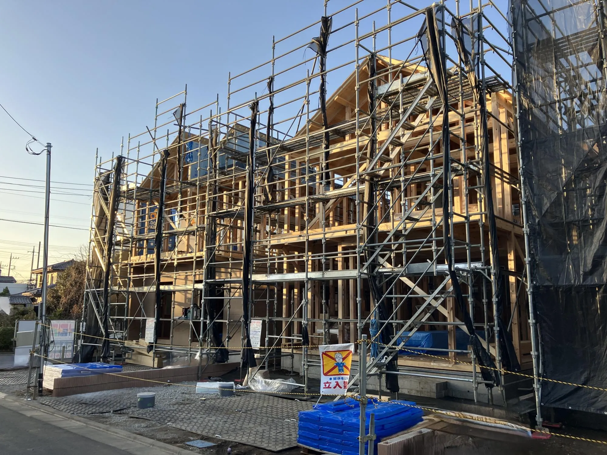 【1、2号棟　上棟】