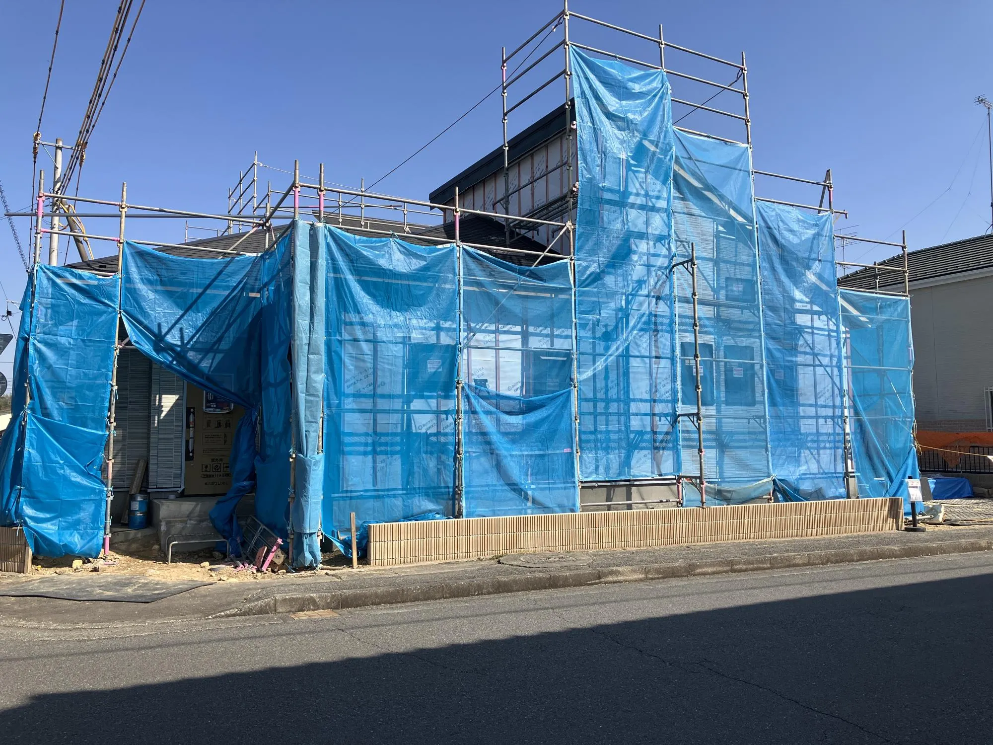 現地写真　2月撮影　1号棟