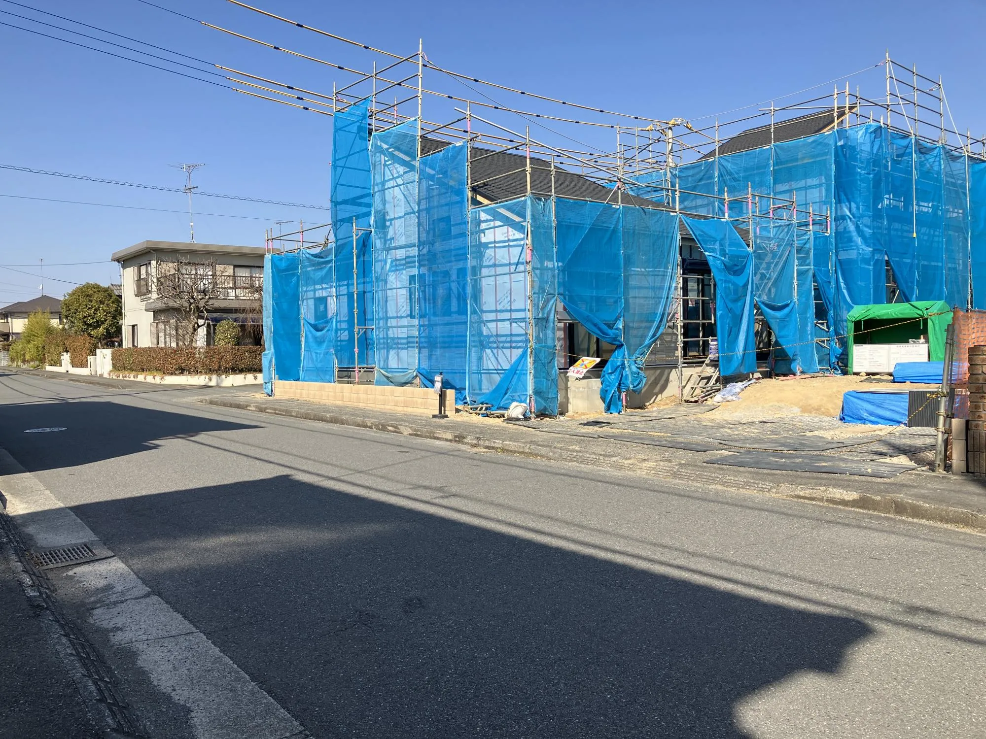 現地写真　2月撮影　1号棟