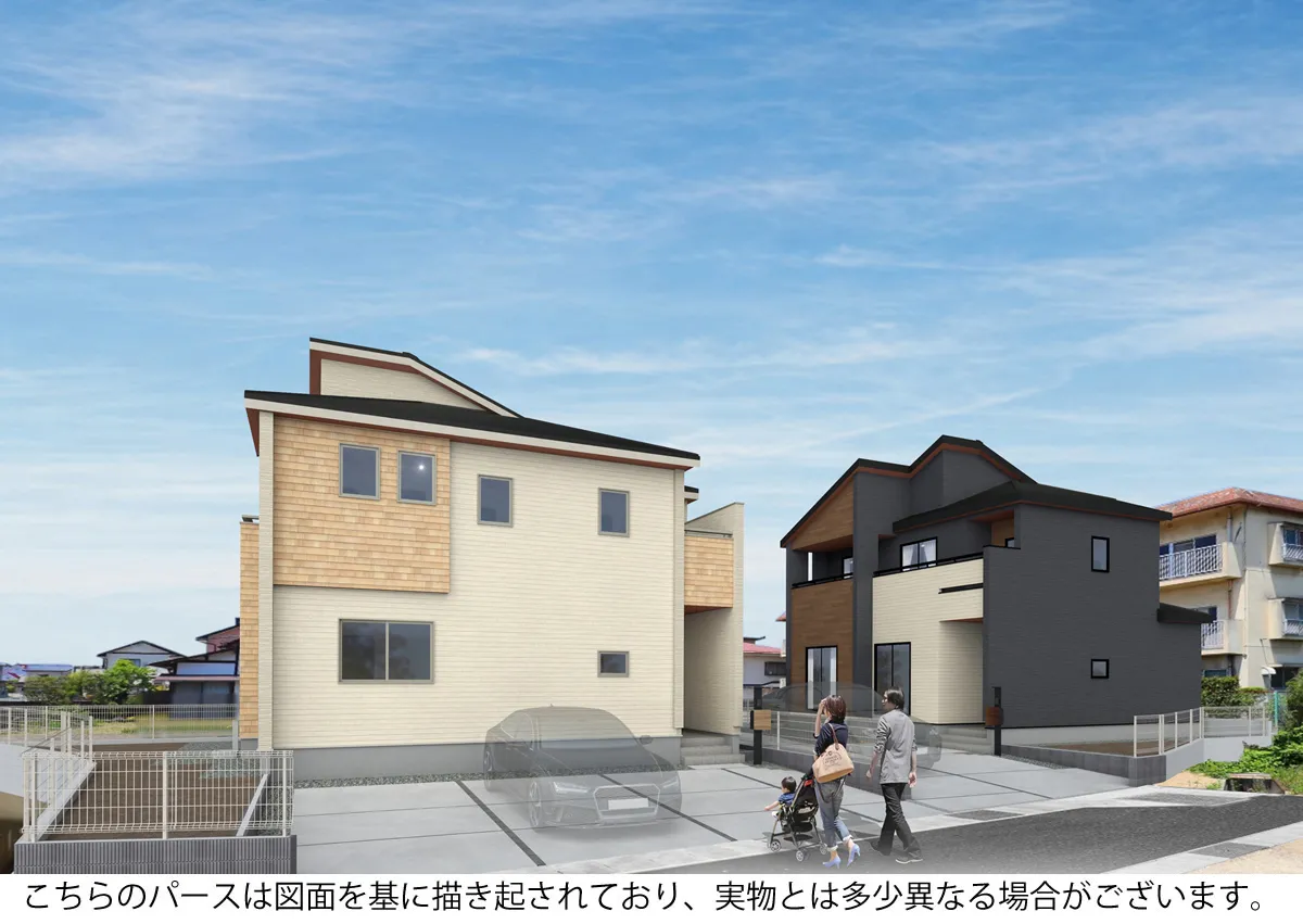 【3・4号棟完成予想図】