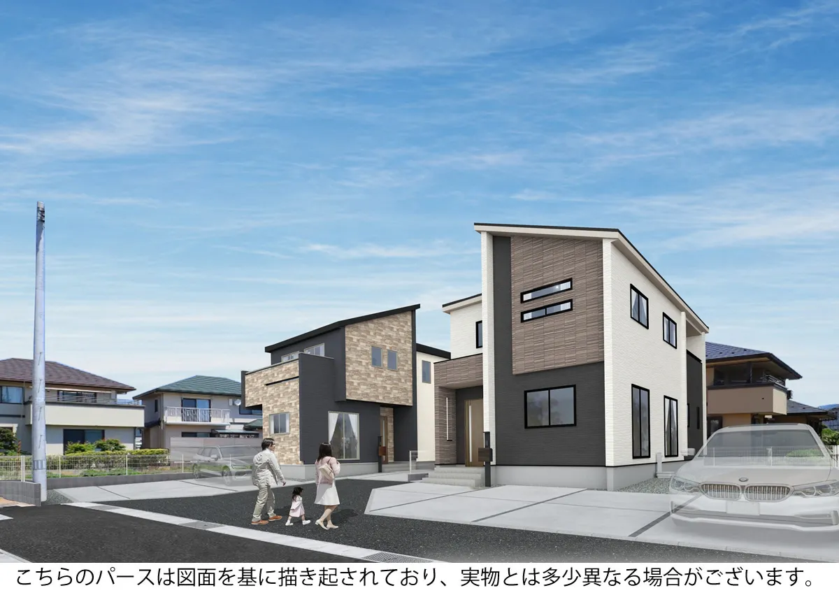 【1・2号棟完成予想図】