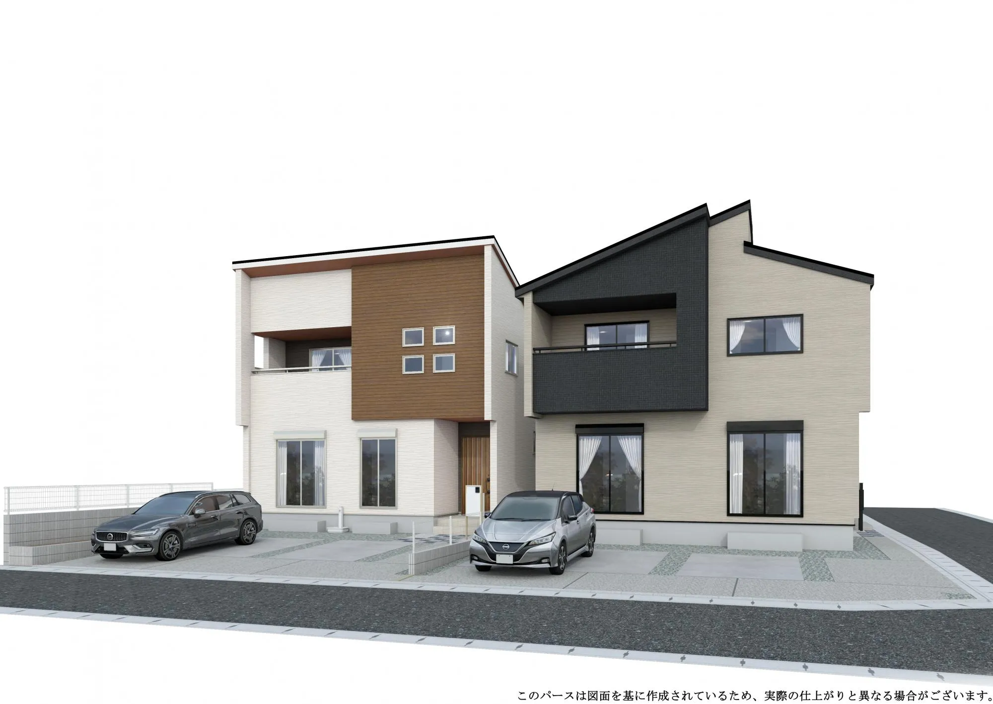 ②③号棟　完成予想図