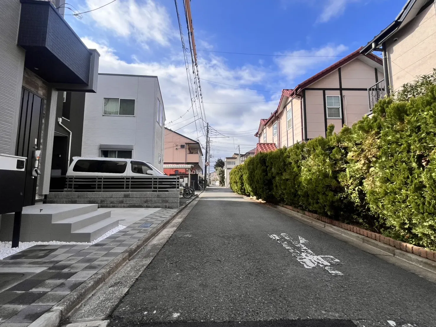 前面道路(2026年2月26日撮影)