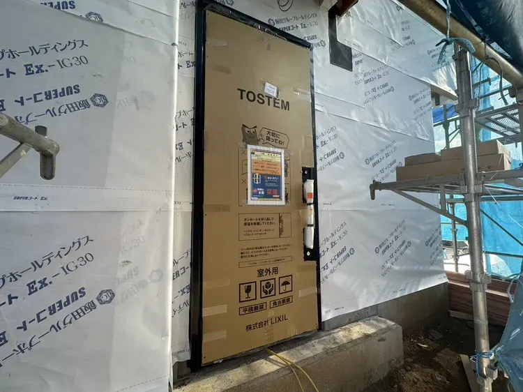 玄関ドア(1.18撮影)