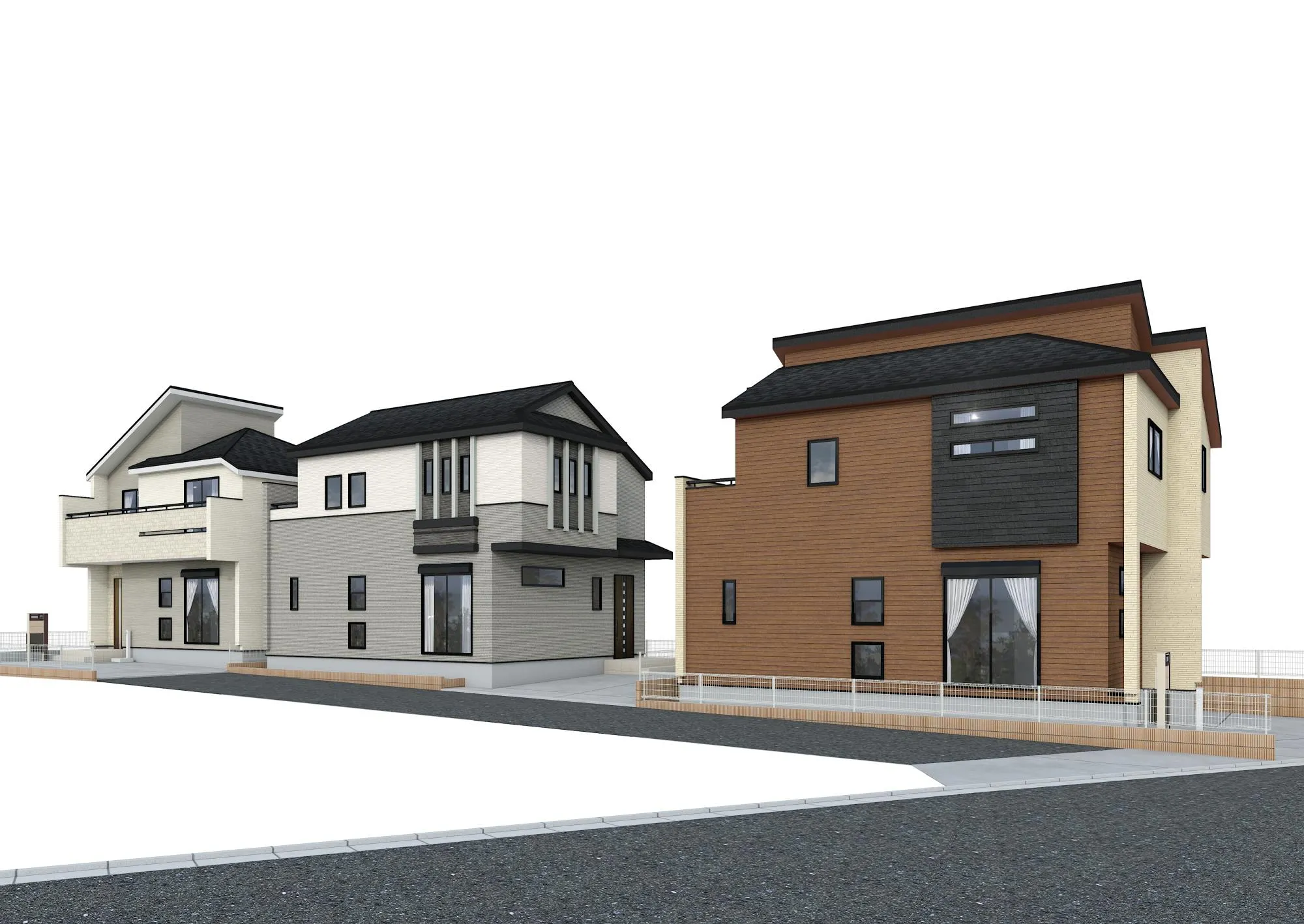 ◇外観パース(①②③号棟)