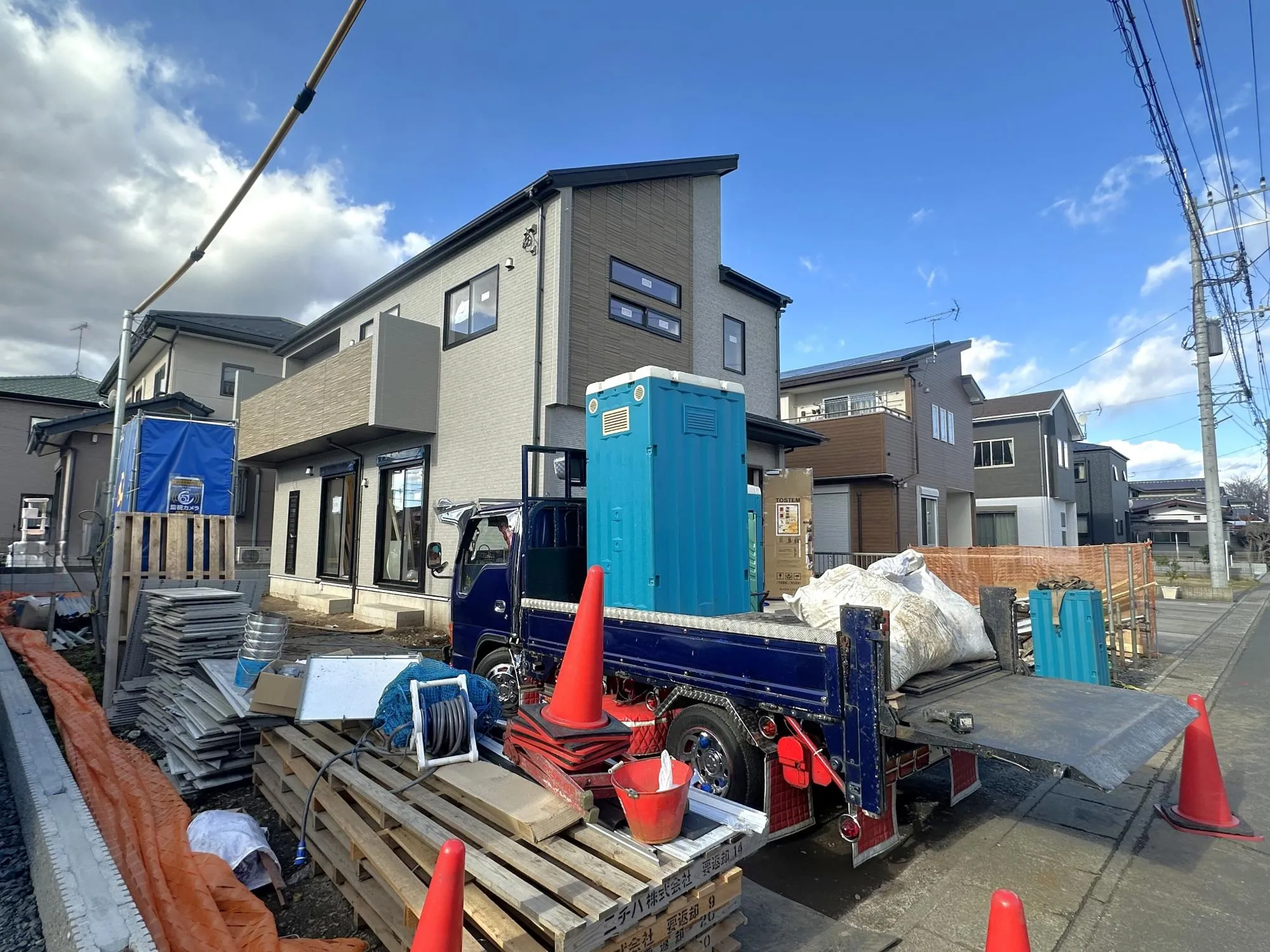 足場外れました