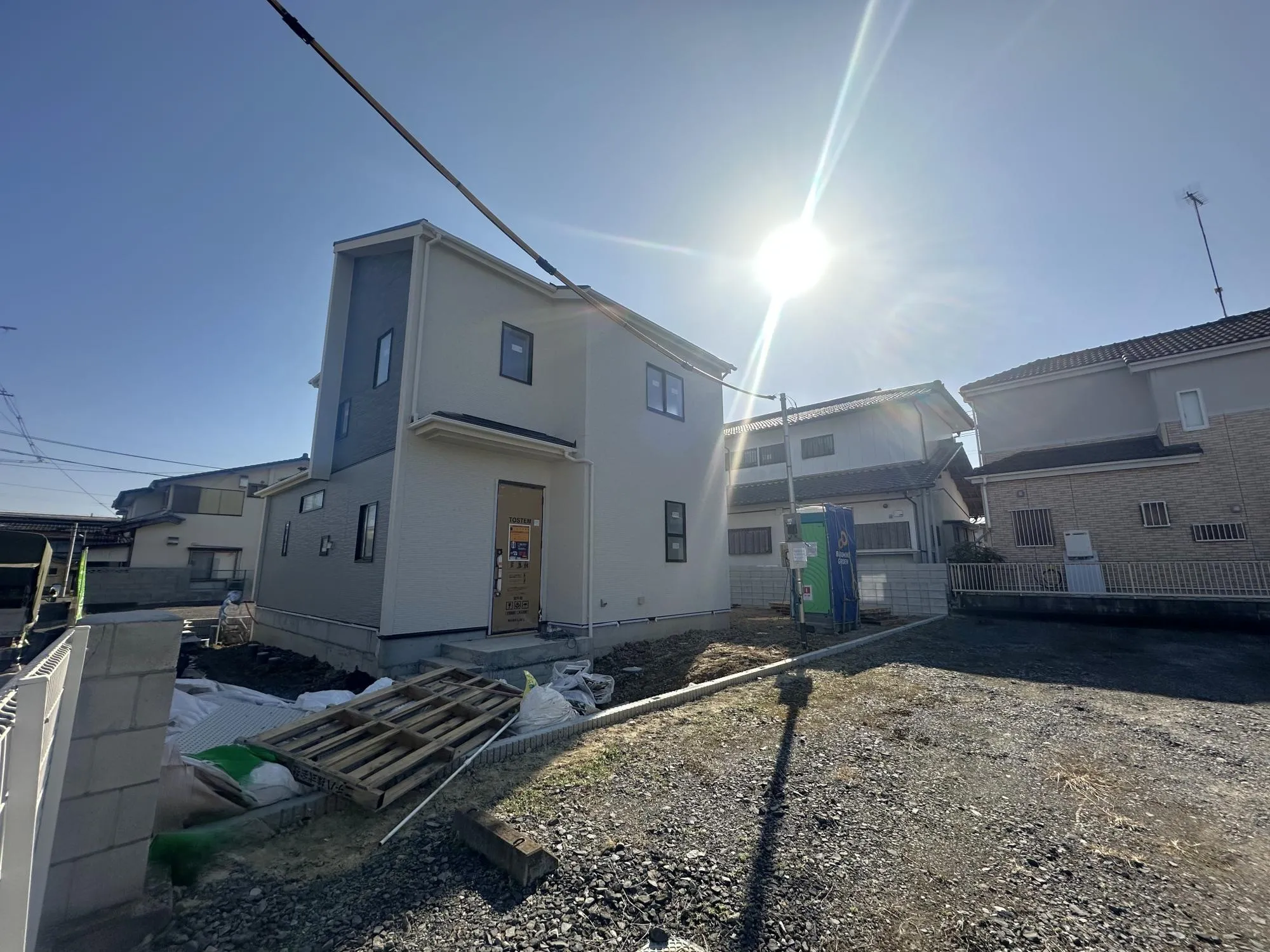 足場外れました