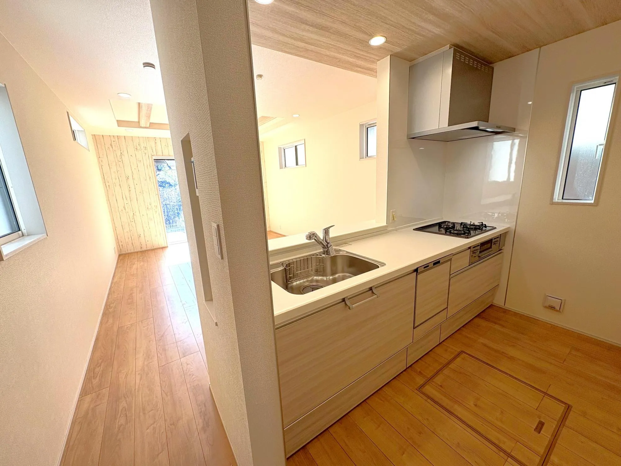 1号棟浄水器付システムキッチン