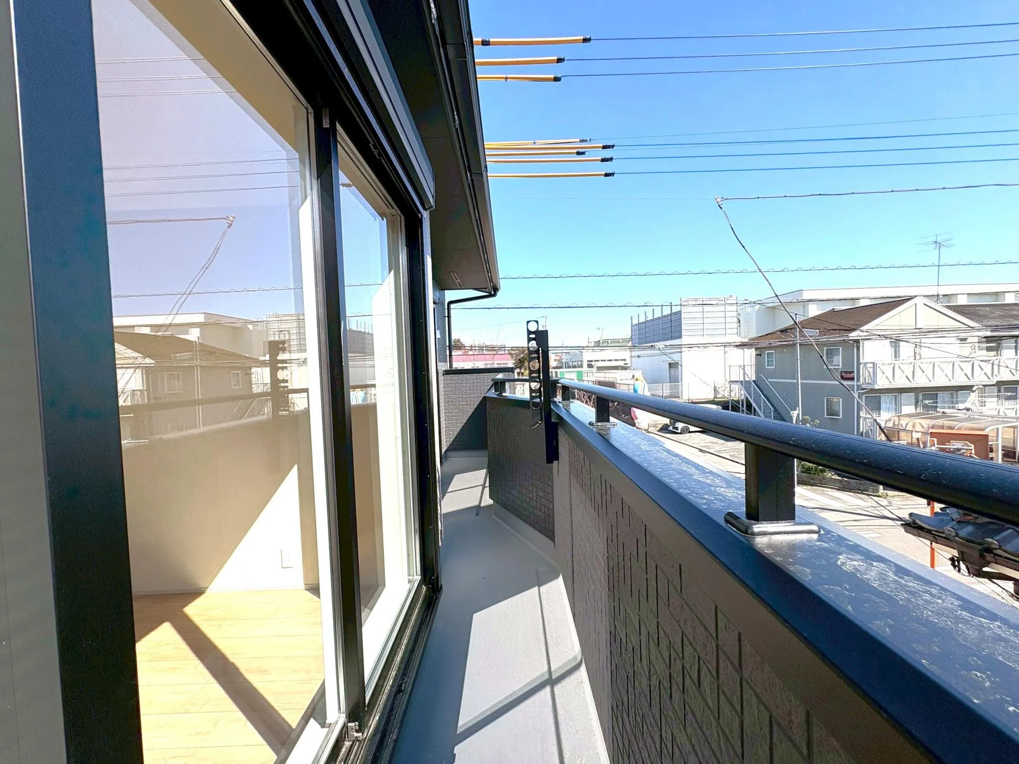 広々バルコニー