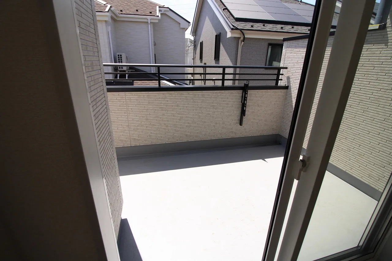 1号棟南向きワイドバルコニー(2026年4月撮影)