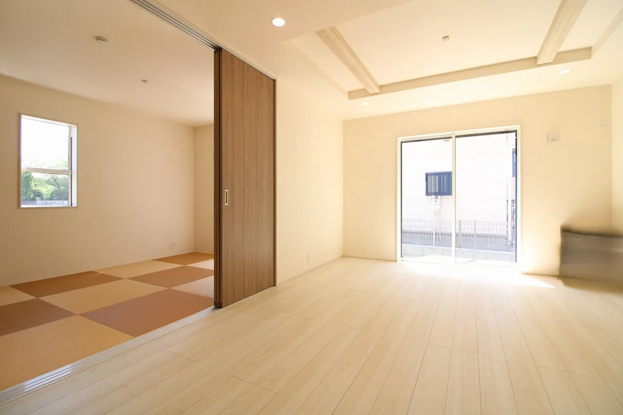 1号棟16帖リビングダイニング(2026年4月撮影)