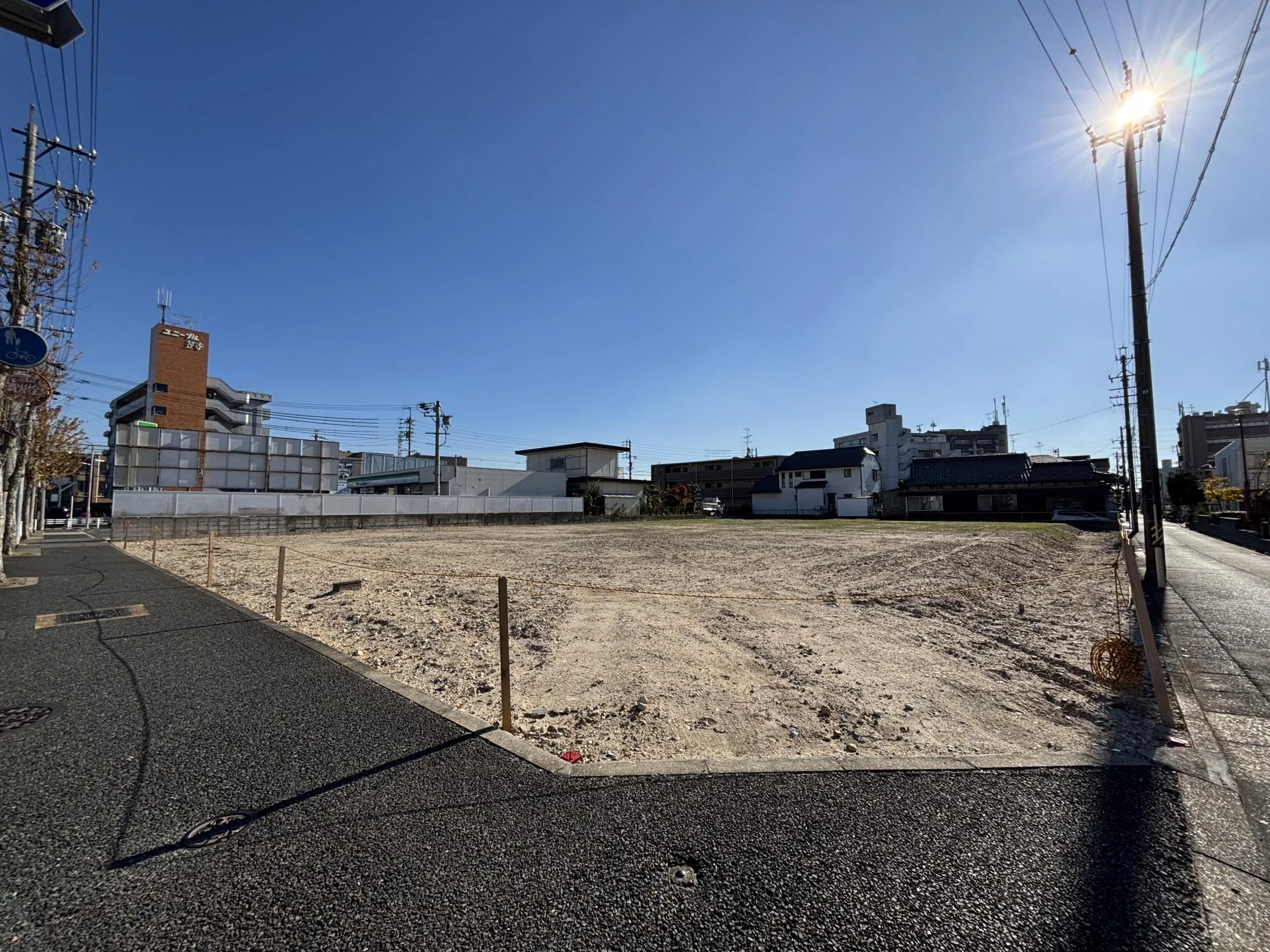 現地土地写真(北西側)