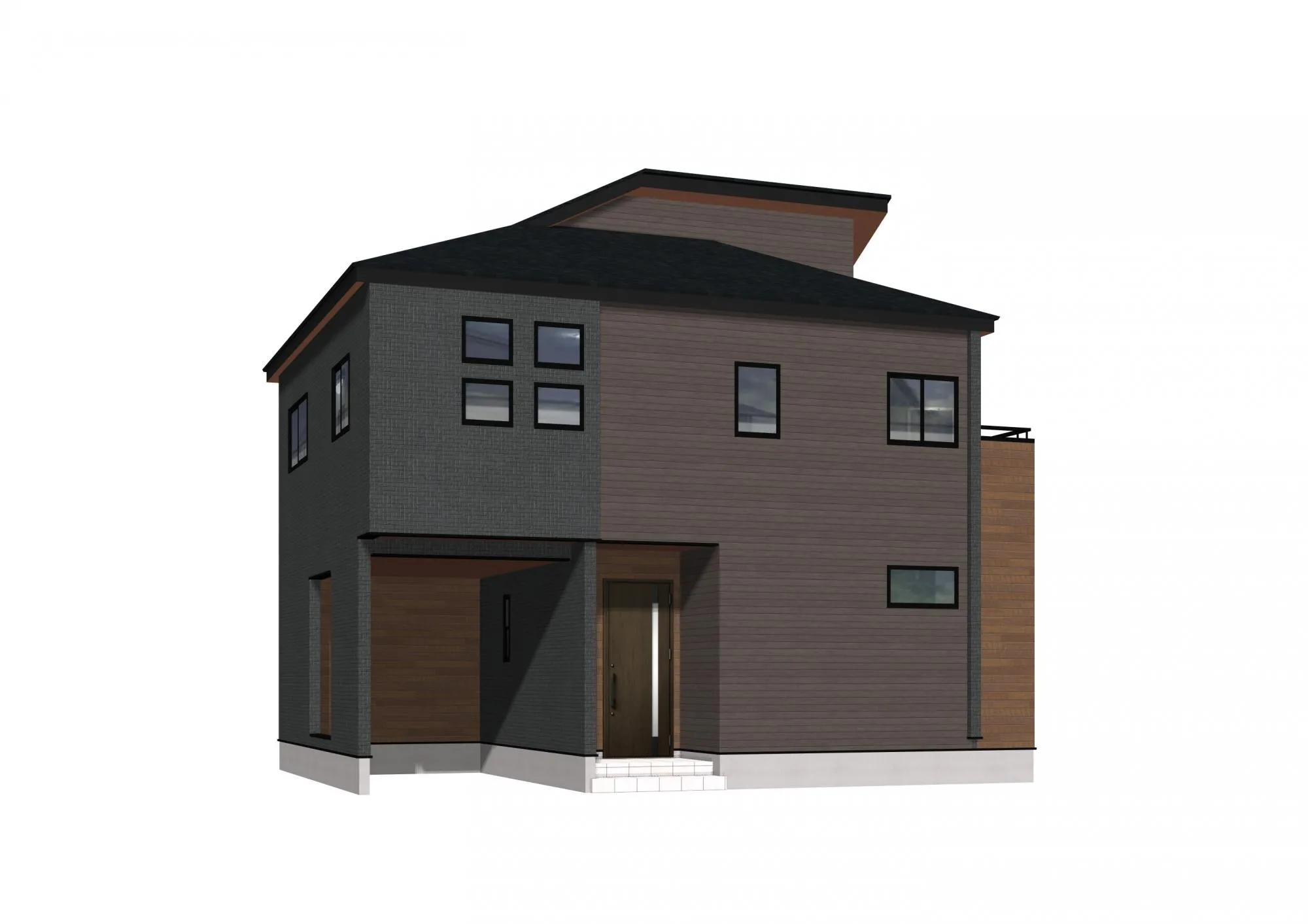 ①号棟外観完成予想パース