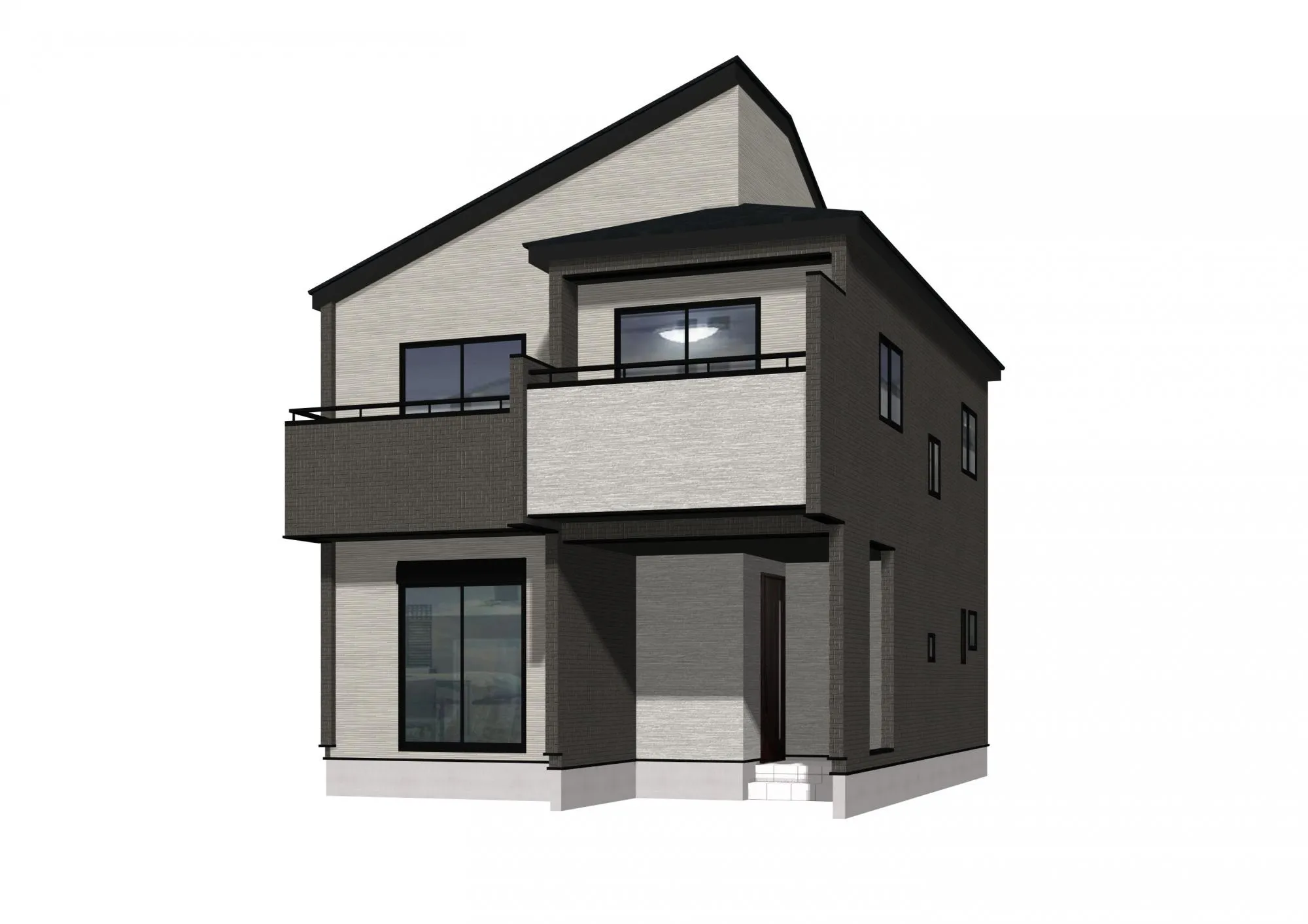 ②号棟外観完成予想パース