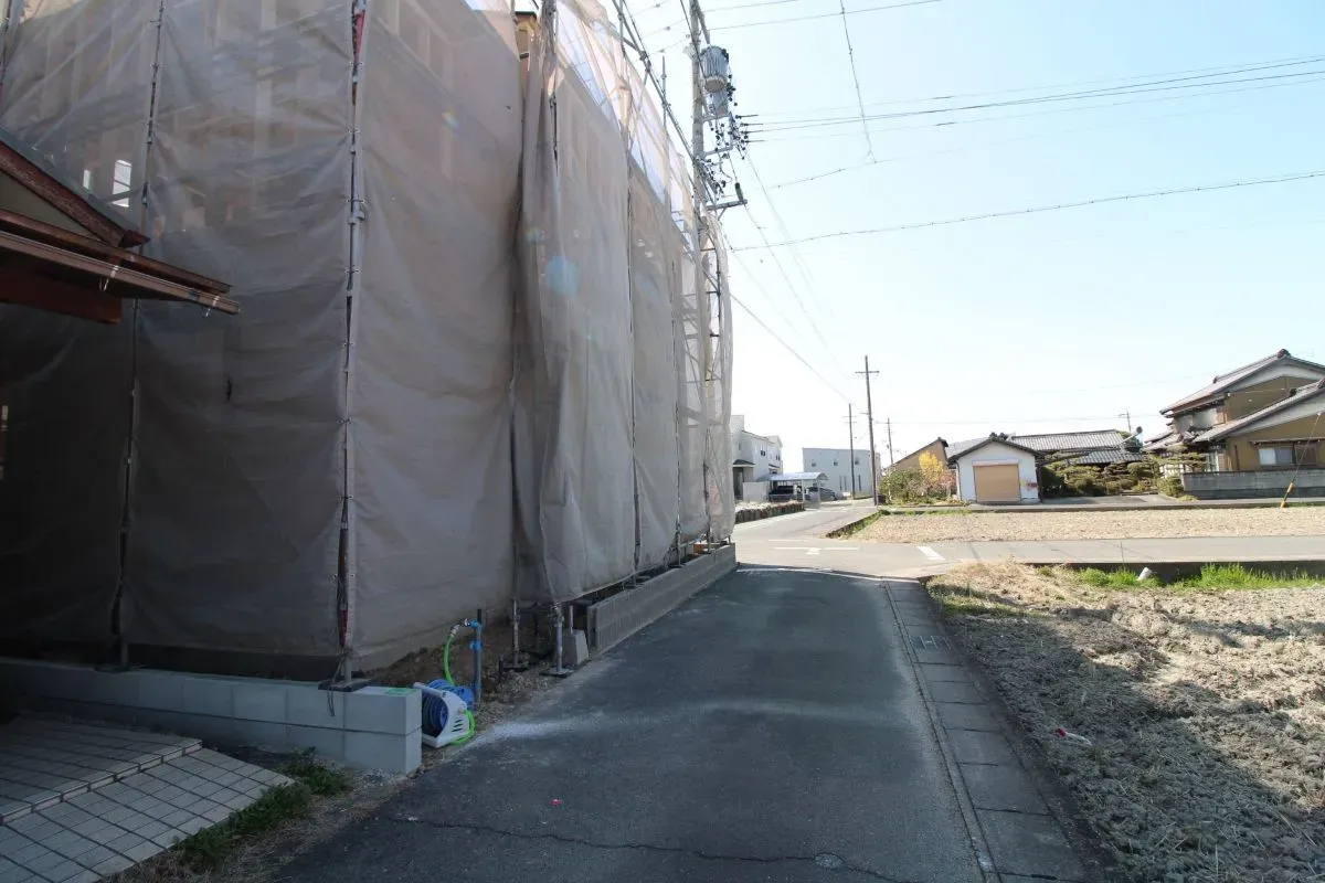 3月15日撮影 北側道路(東→西)