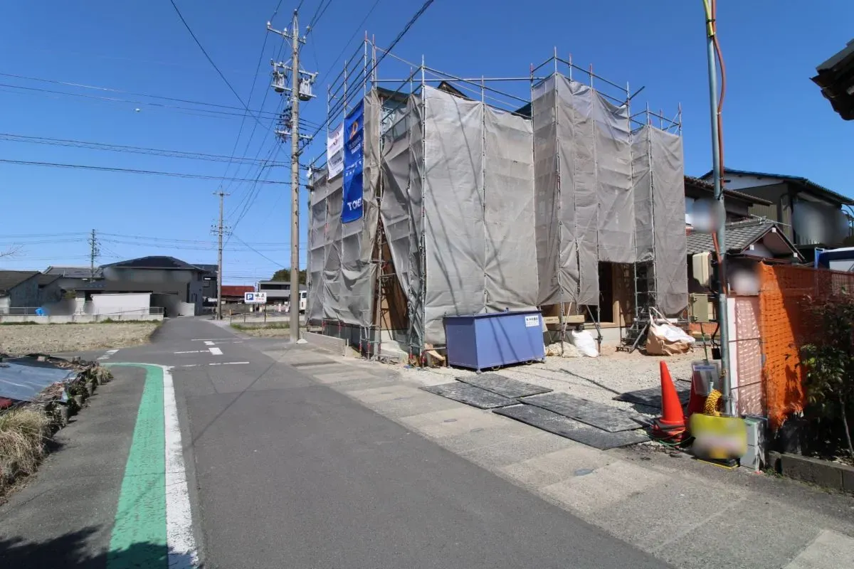 3月15日撮影 西側道路(南→北)