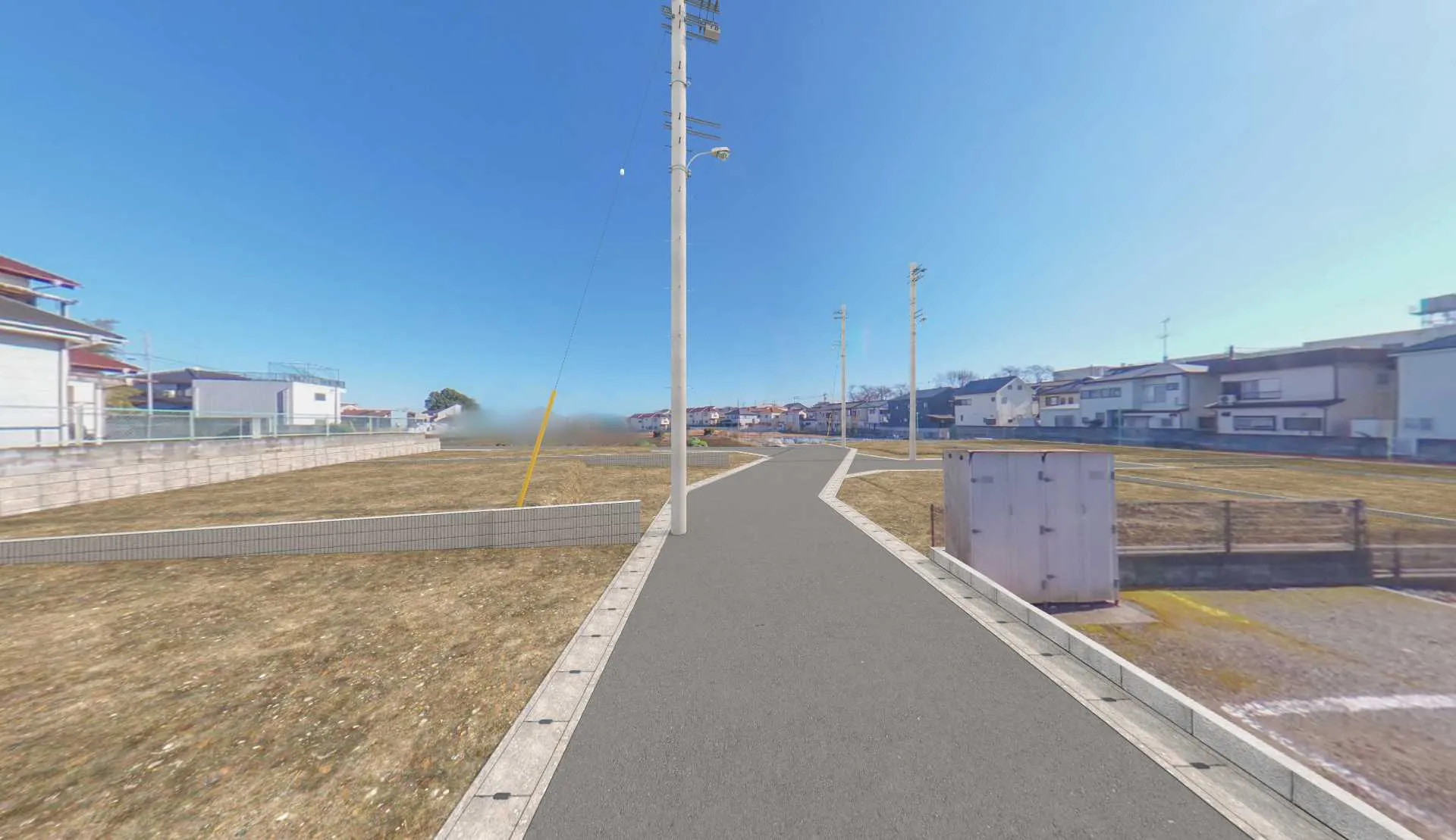 【完成予想図(造成後外観パース)】