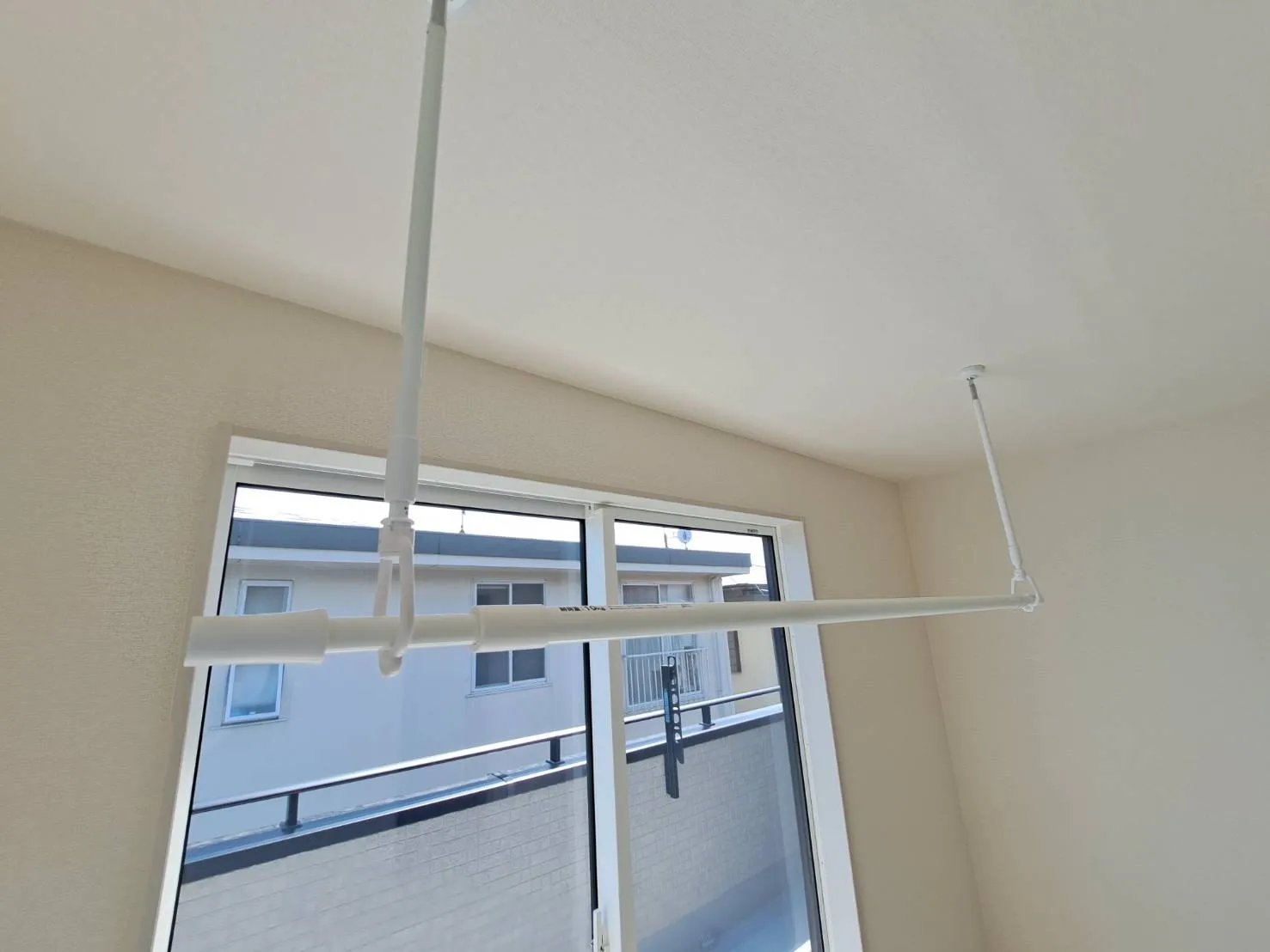 室内物干し付きで、ライフスタイルに合わせた使い方が可能です!