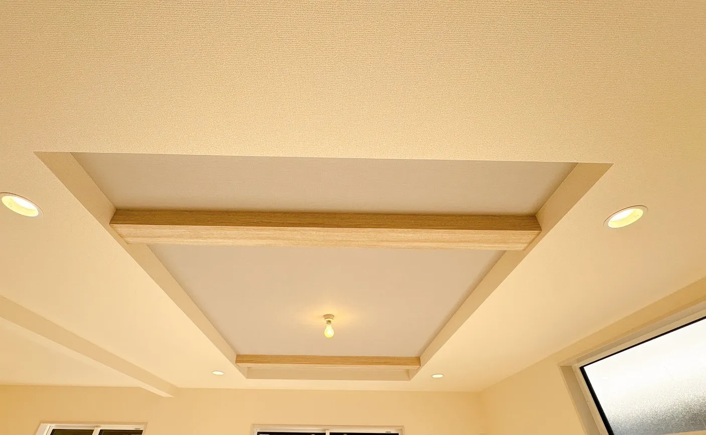 【折上天井】開放感あふれる折上天井♪