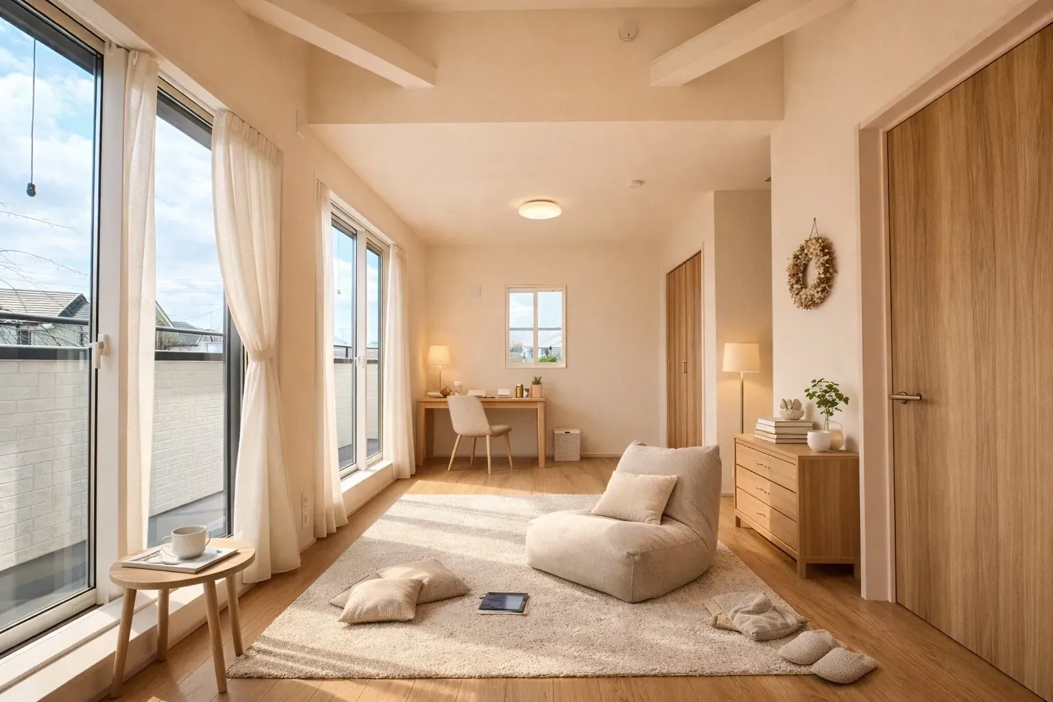 【洋室】
(※家具等をCGで加工しています。家具付き販売ではございません。) 