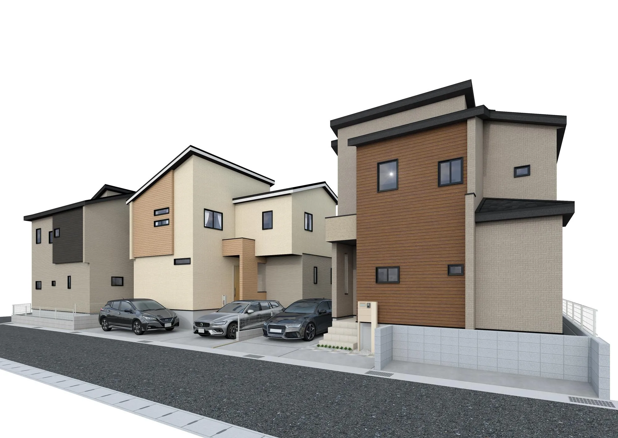 外観完成予想図　4・5・6号棟