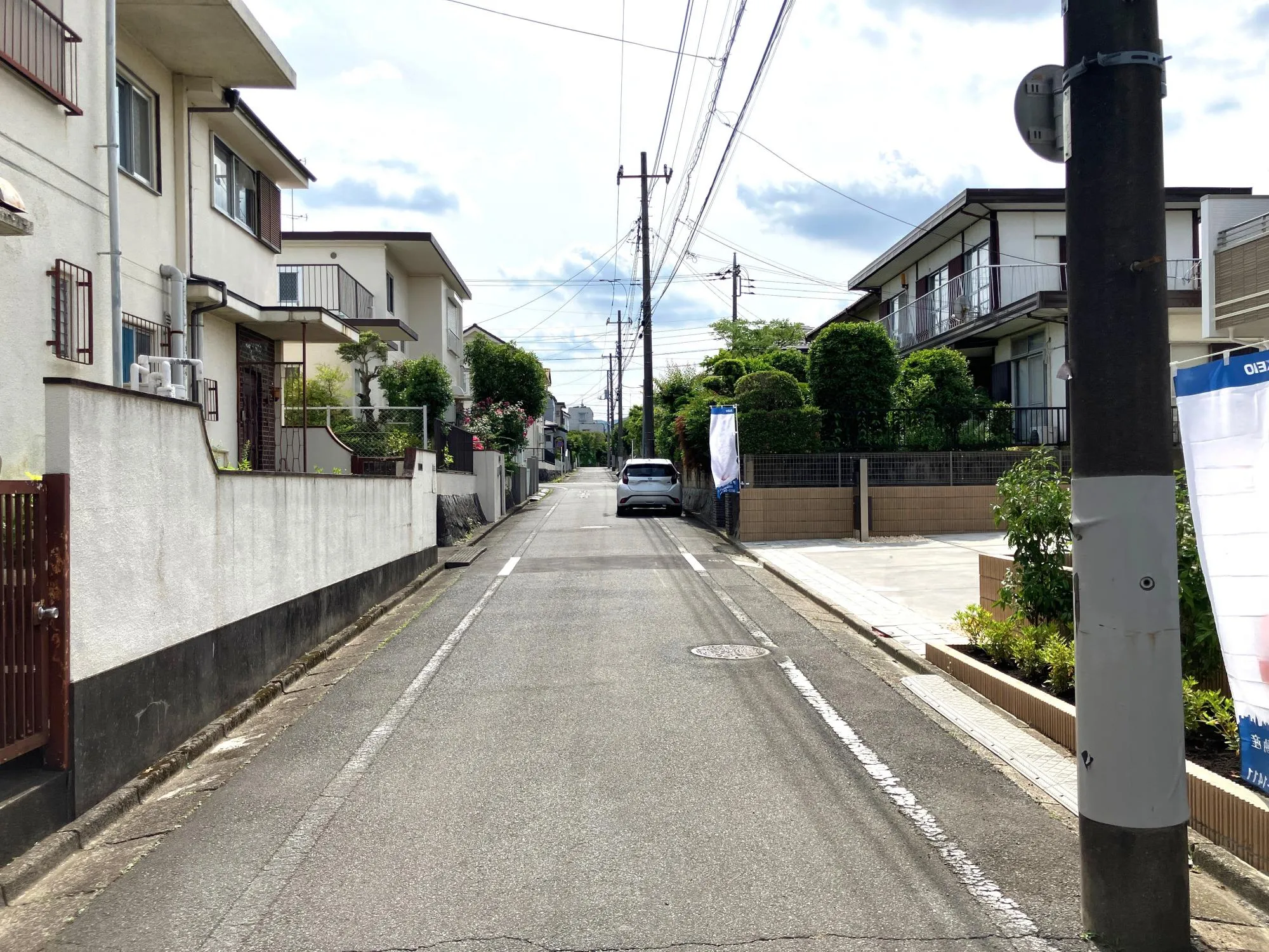 前面道路②2026年5月25日撮影公道5.0m!車庫入れが苦手な方も安心
