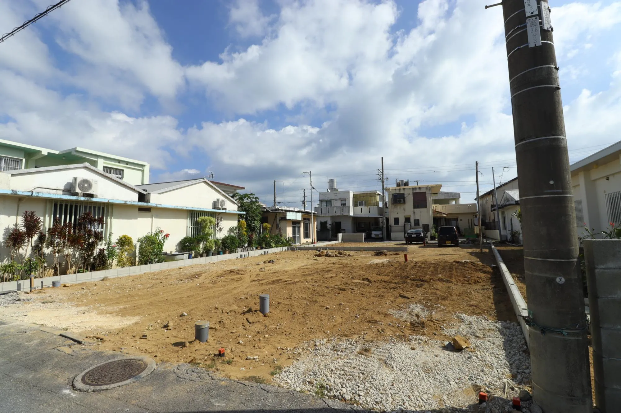 現地:1号棟地(2階建て)