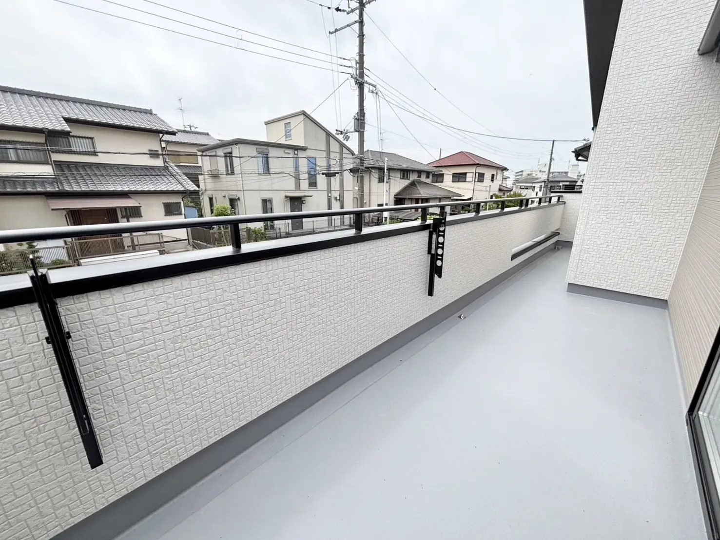 南向きワイドバルコニー