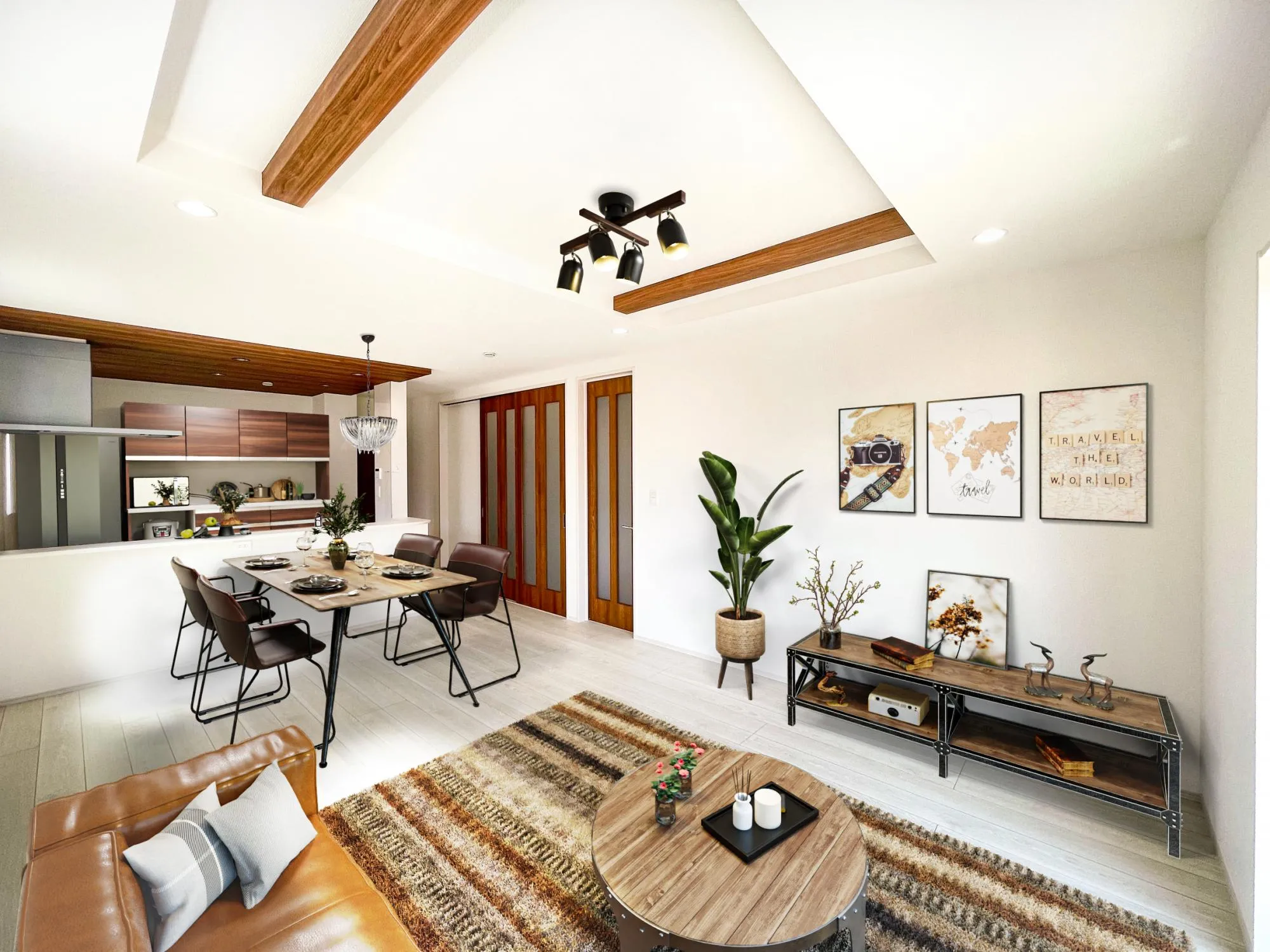 リビング(※家具等をCGで加工しています。家具付き販売ではございません。) 