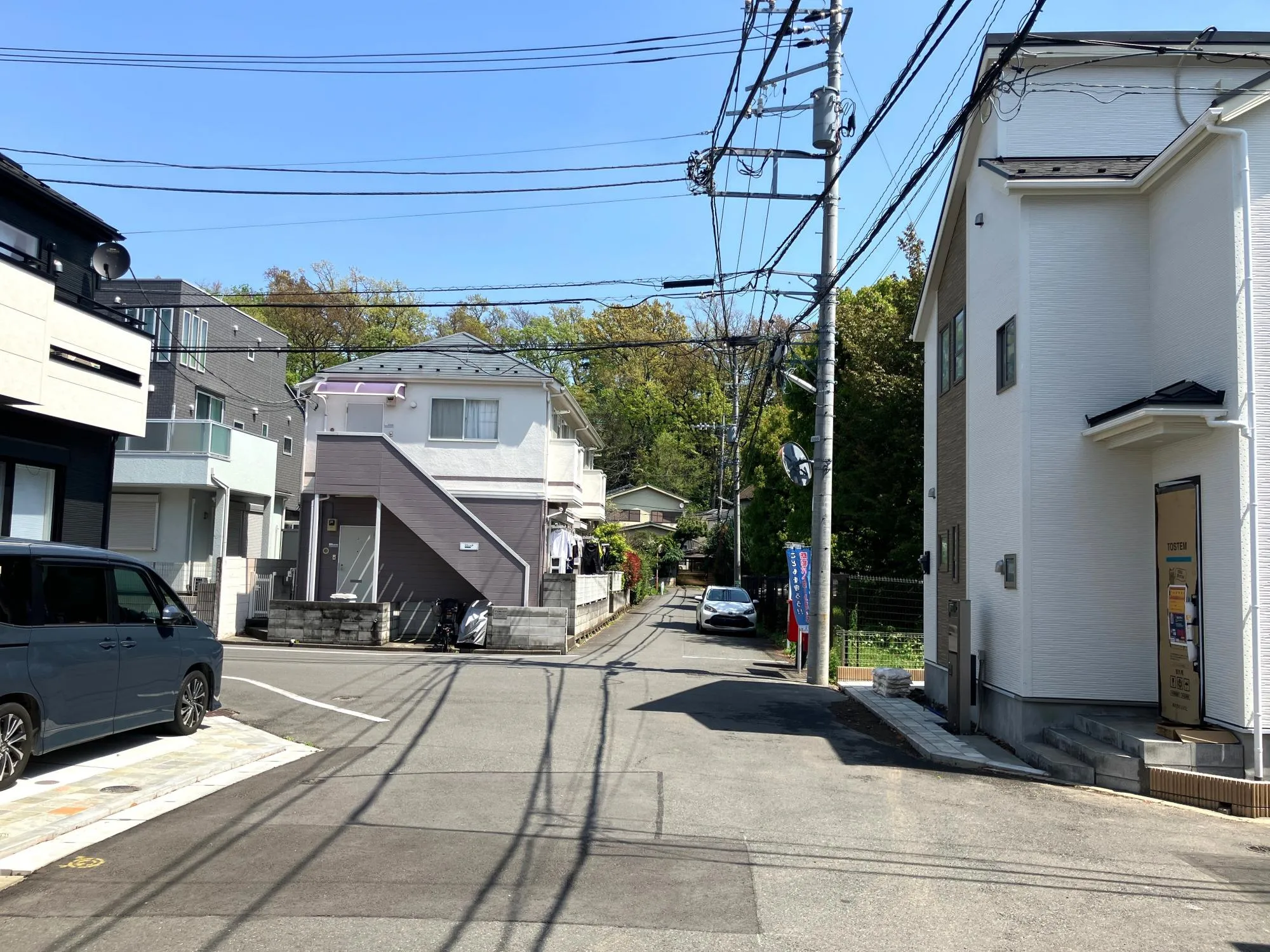 北前面道路①(2026年4月11日撮影)